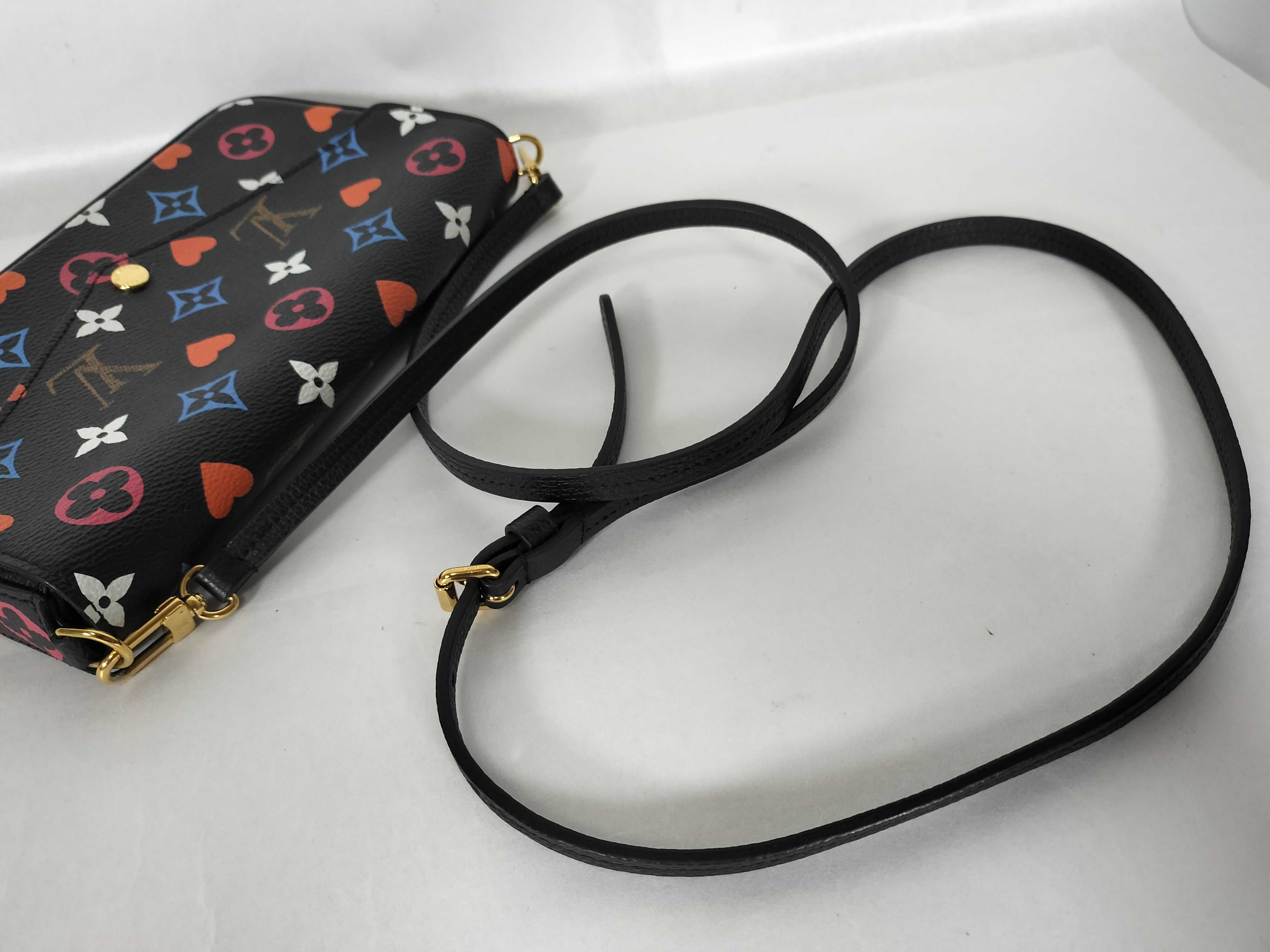 Monogram Multicolor Louis Vuitton Monogram Multicolor Pochette Felicie GameOn Shoulder Bag — view 3
