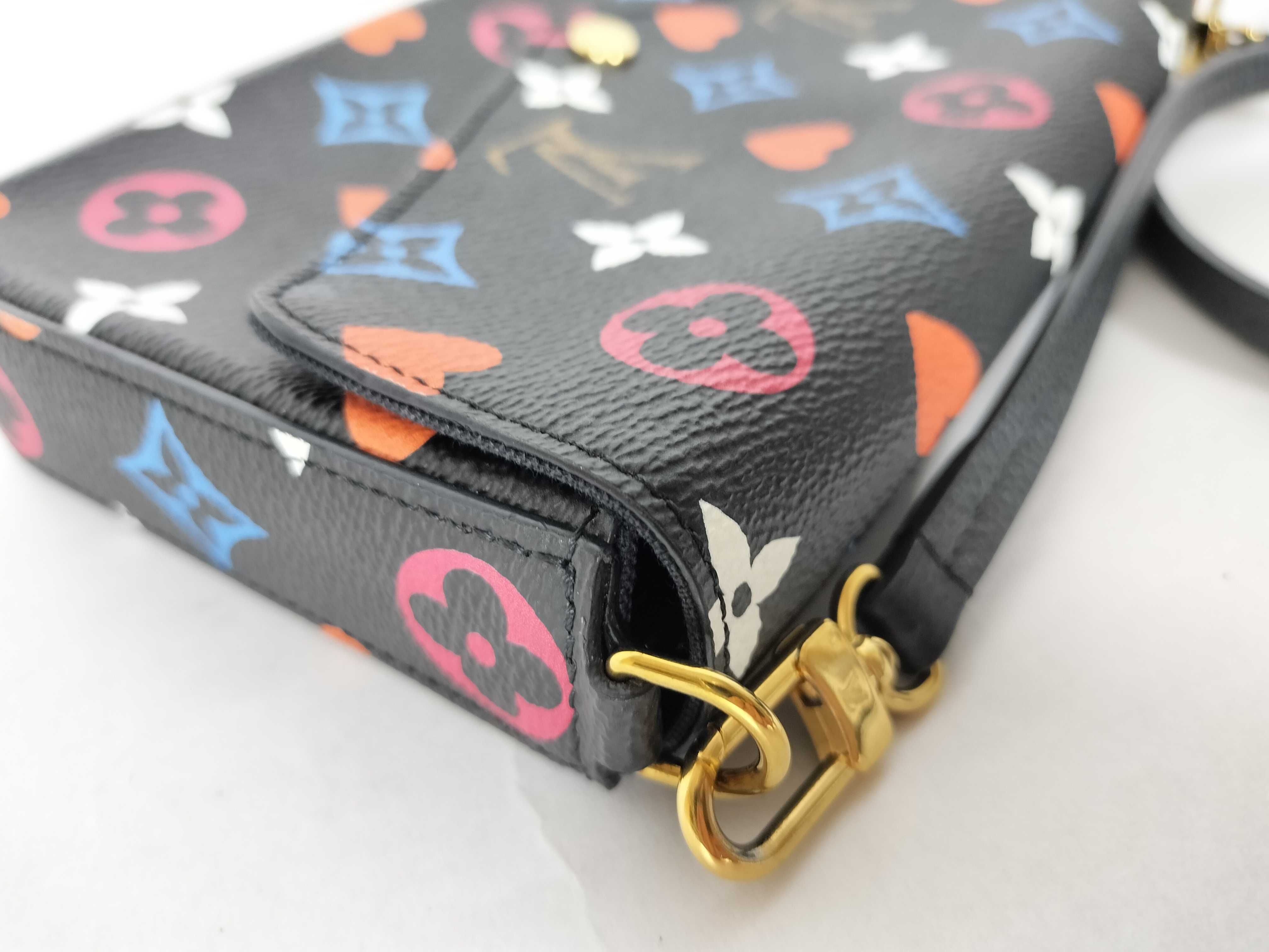 Monogram Multicolor Louis Vuitton Monogram Multicolor Pochette Felicie GameOn Shoulder Bag — view 5