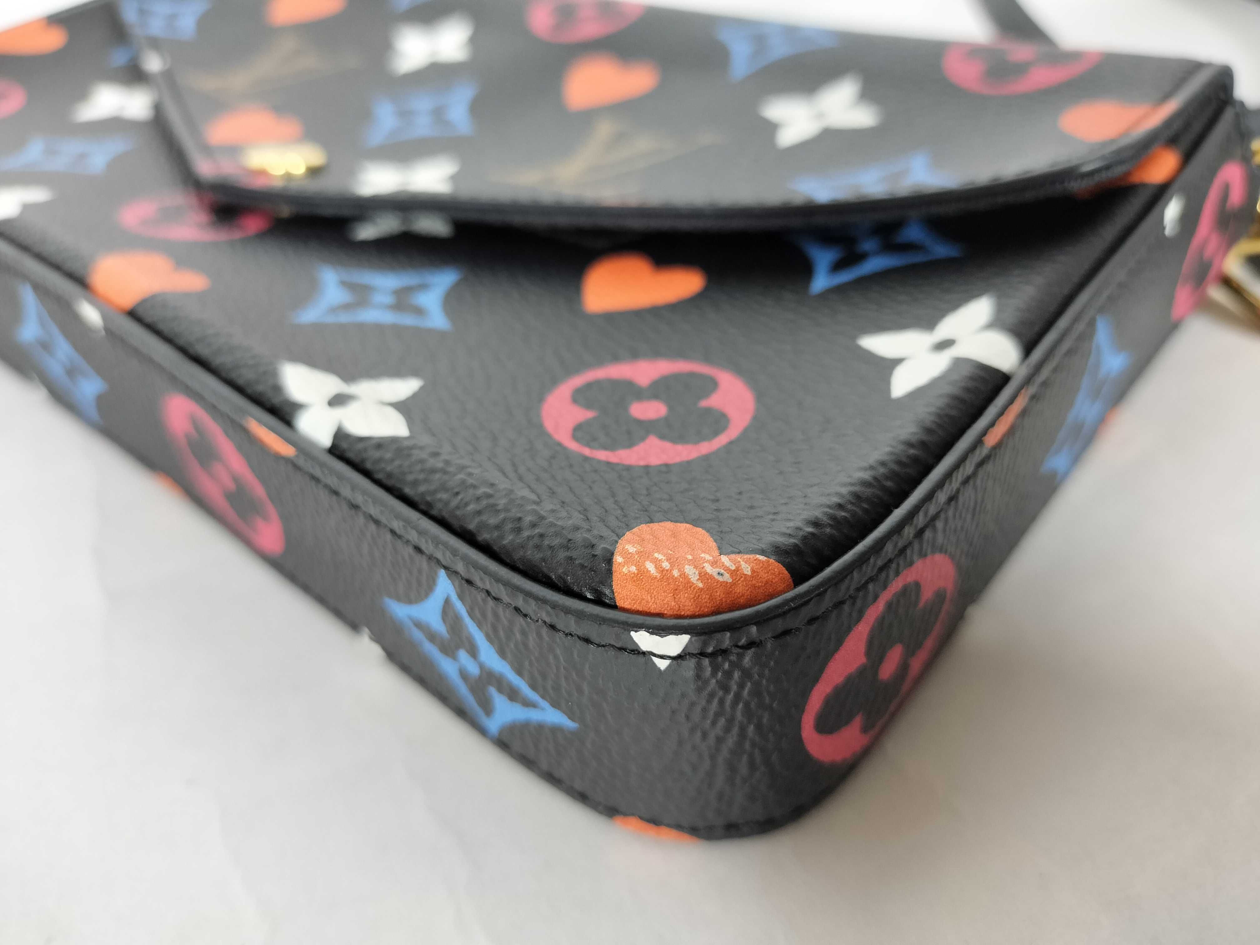 Monogram Multicolor Louis Vuitton Monogram Multicolor Pochette Felicie GameOn Shoulder Bag — view 6