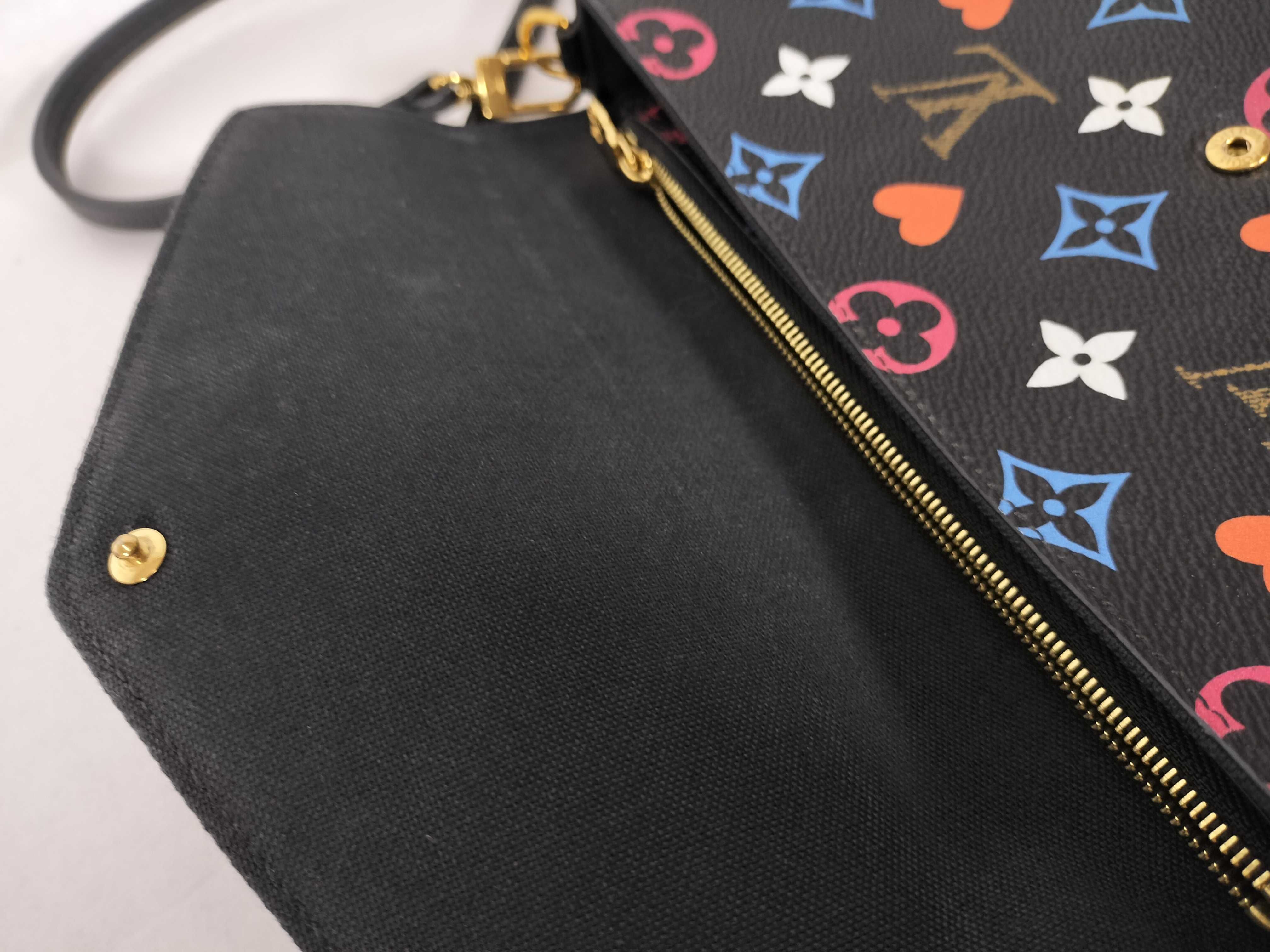 Monogram Multicolor Louis Vuitton Monogram Multicolor Pochette Felicie GameOn Shoulder Bag — view 8