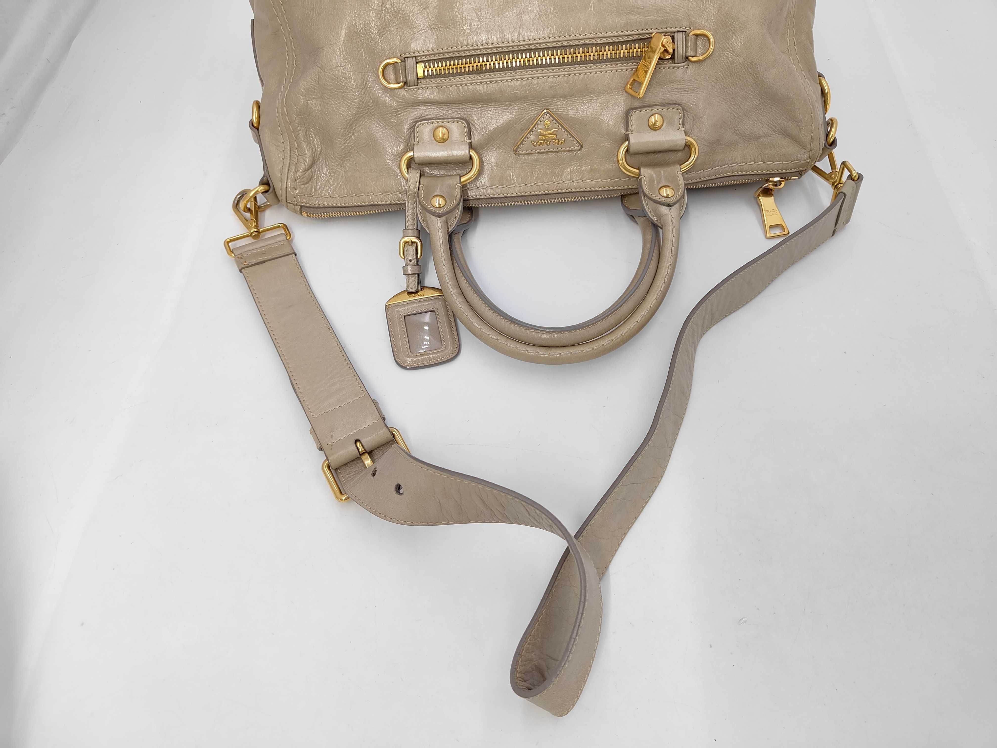 Vitello Shine Tote Bag (Boston Bag) — view 5