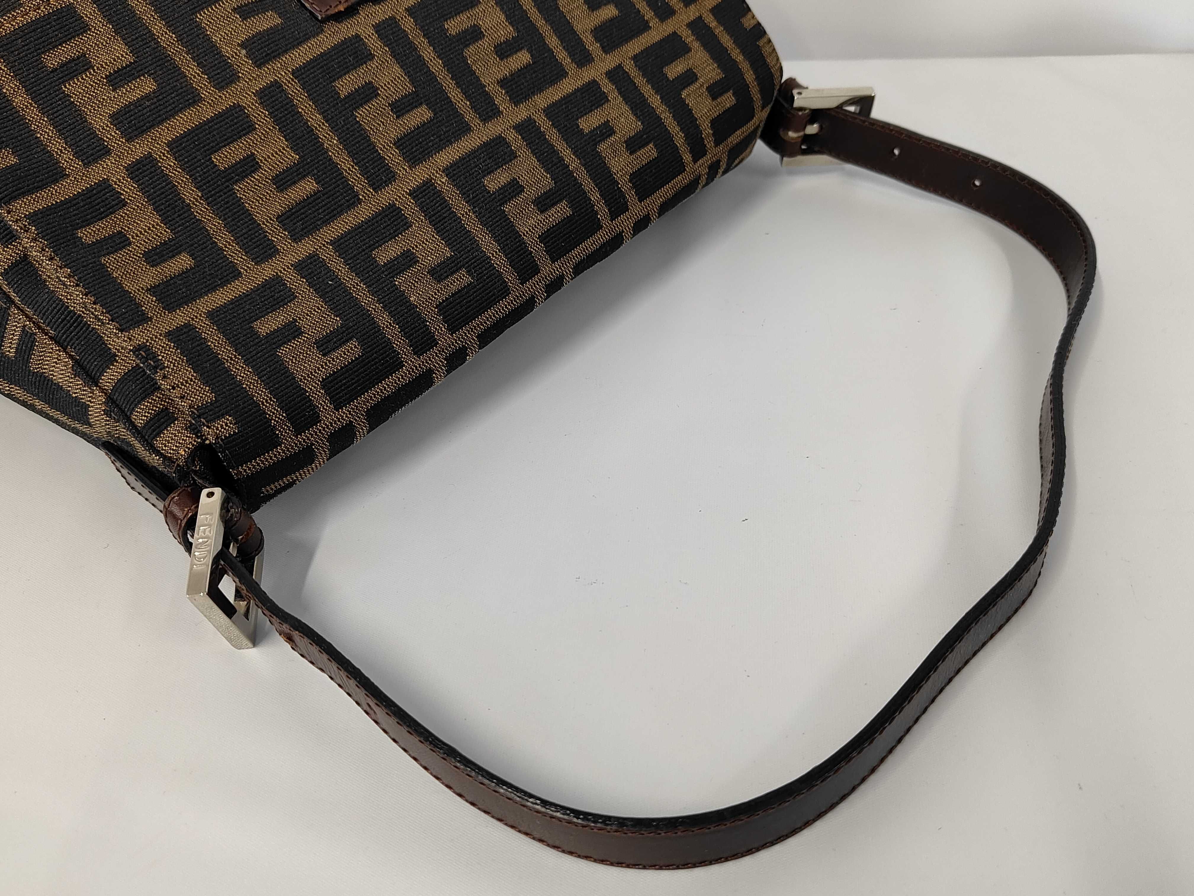 One-Shoulder Bag, Zucca Pattern, Mamma Bucket Shoulder Bag — view 3