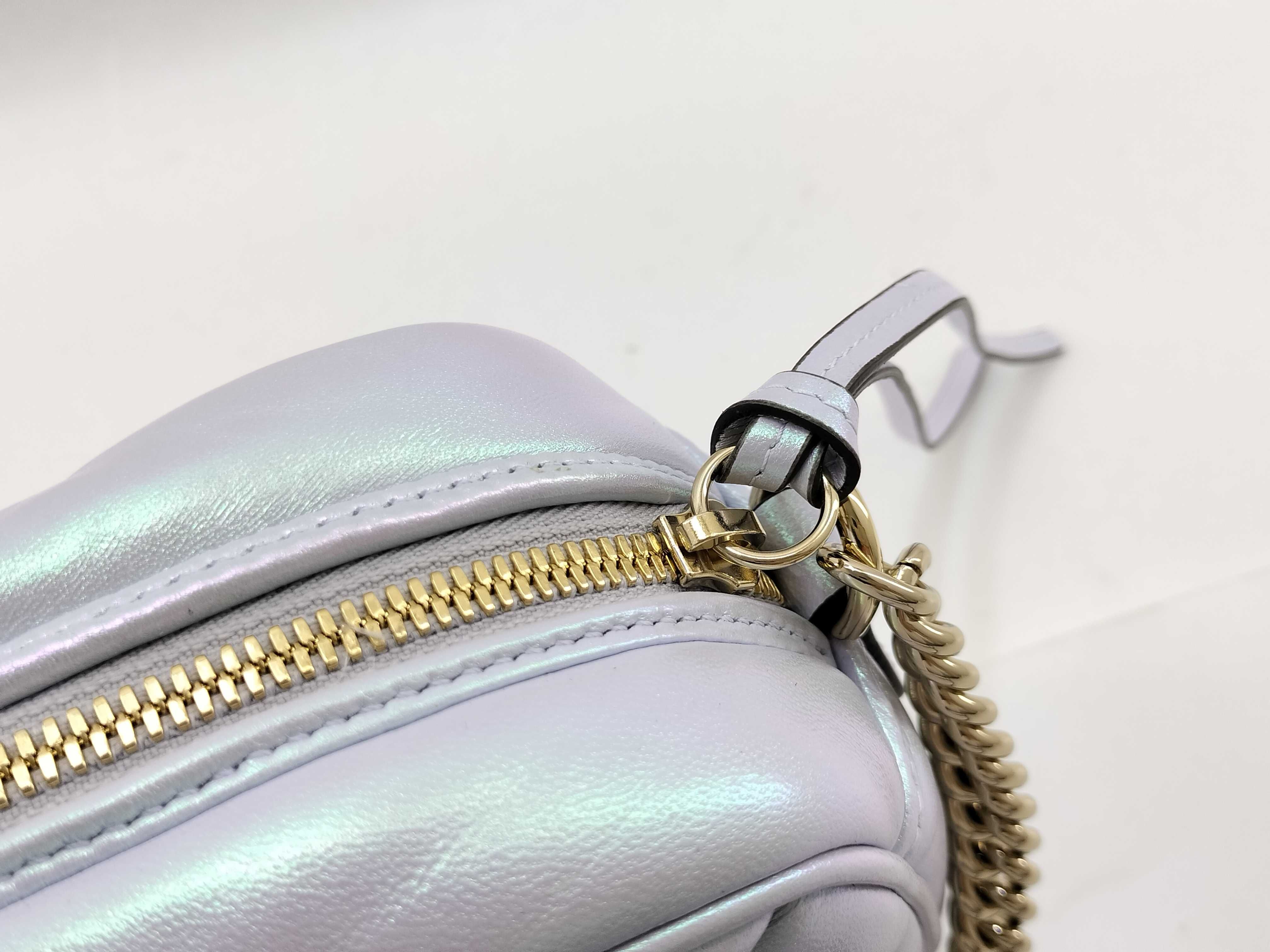 Unused Marmont Chain Shoulder Bag in Aurora — view 9