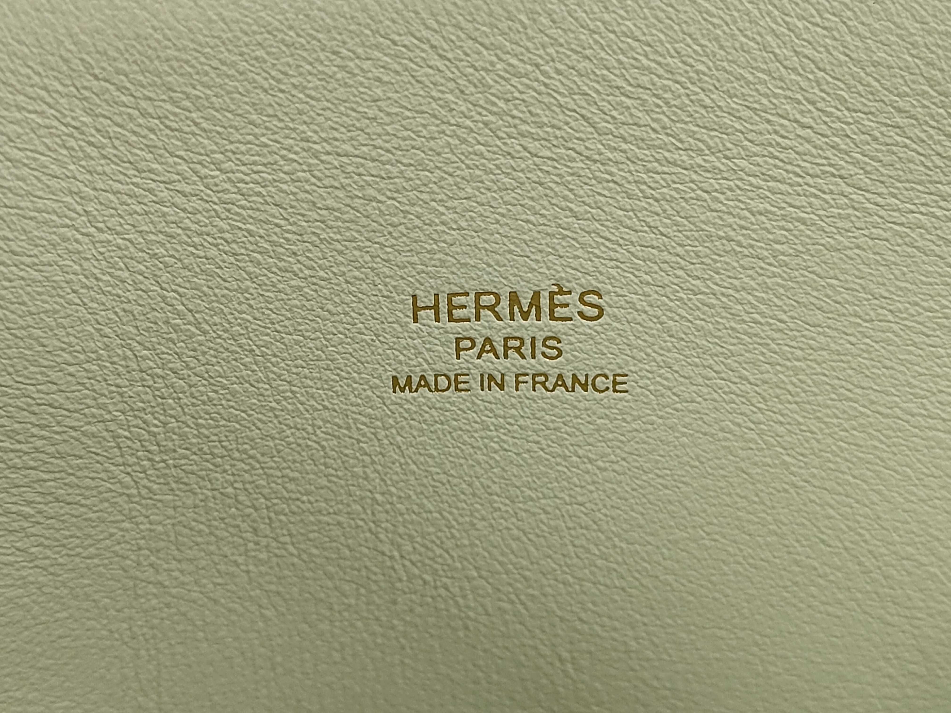 Bolide 1923 25 Epsom Leather Vert Fizz Gold Hardware B Stamp Handbag — view 10