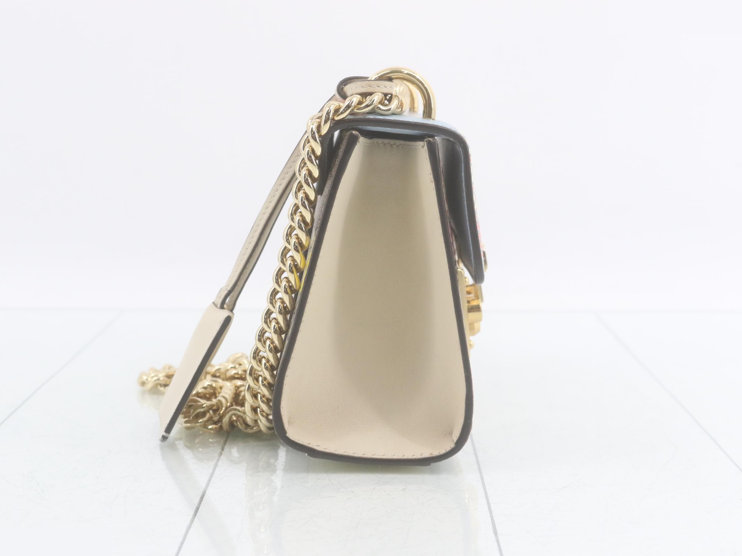 Padlock GG Supreme Apple Motif Chain Shoulder Bag — view 4