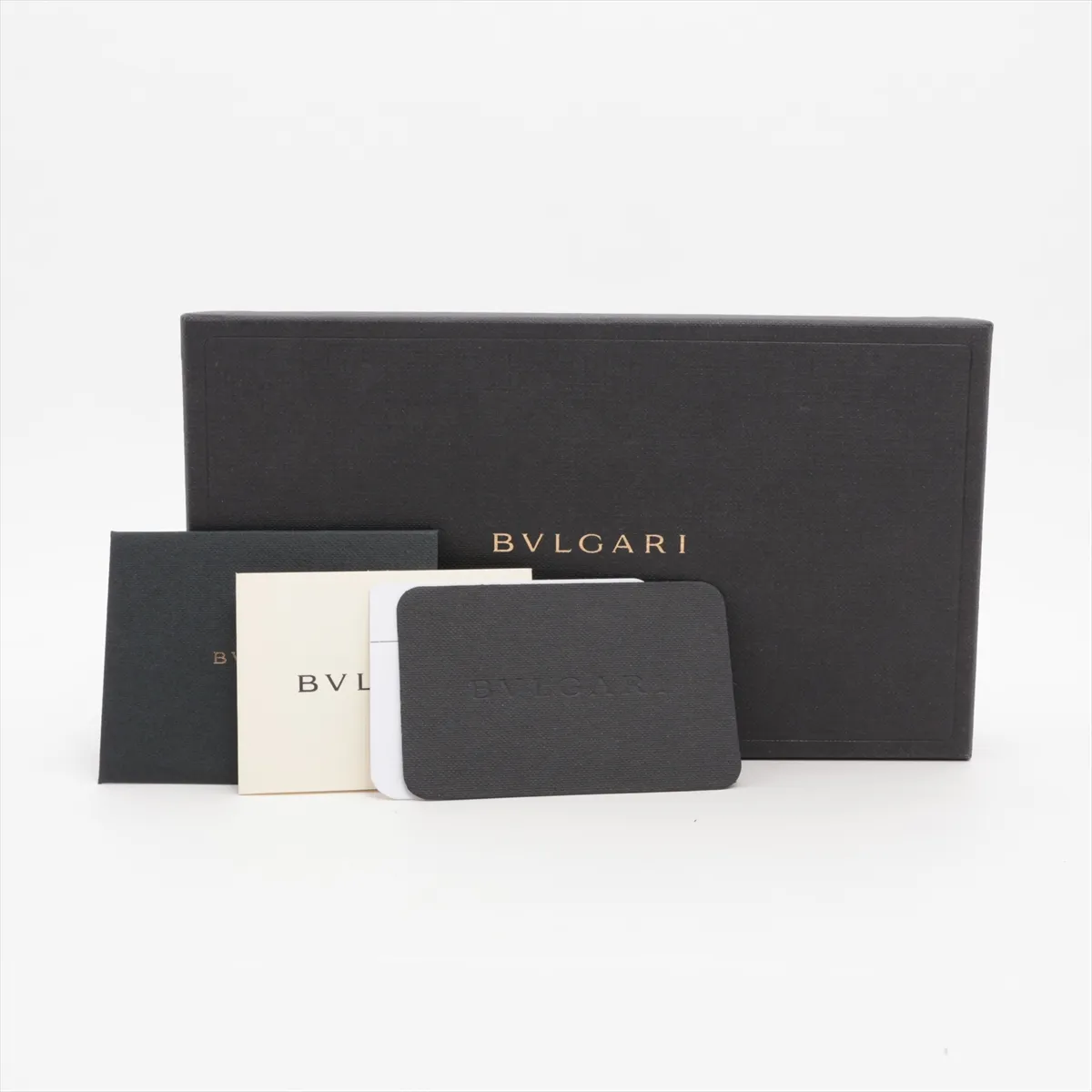 Leather Round Zip Wallet Black — view 10
