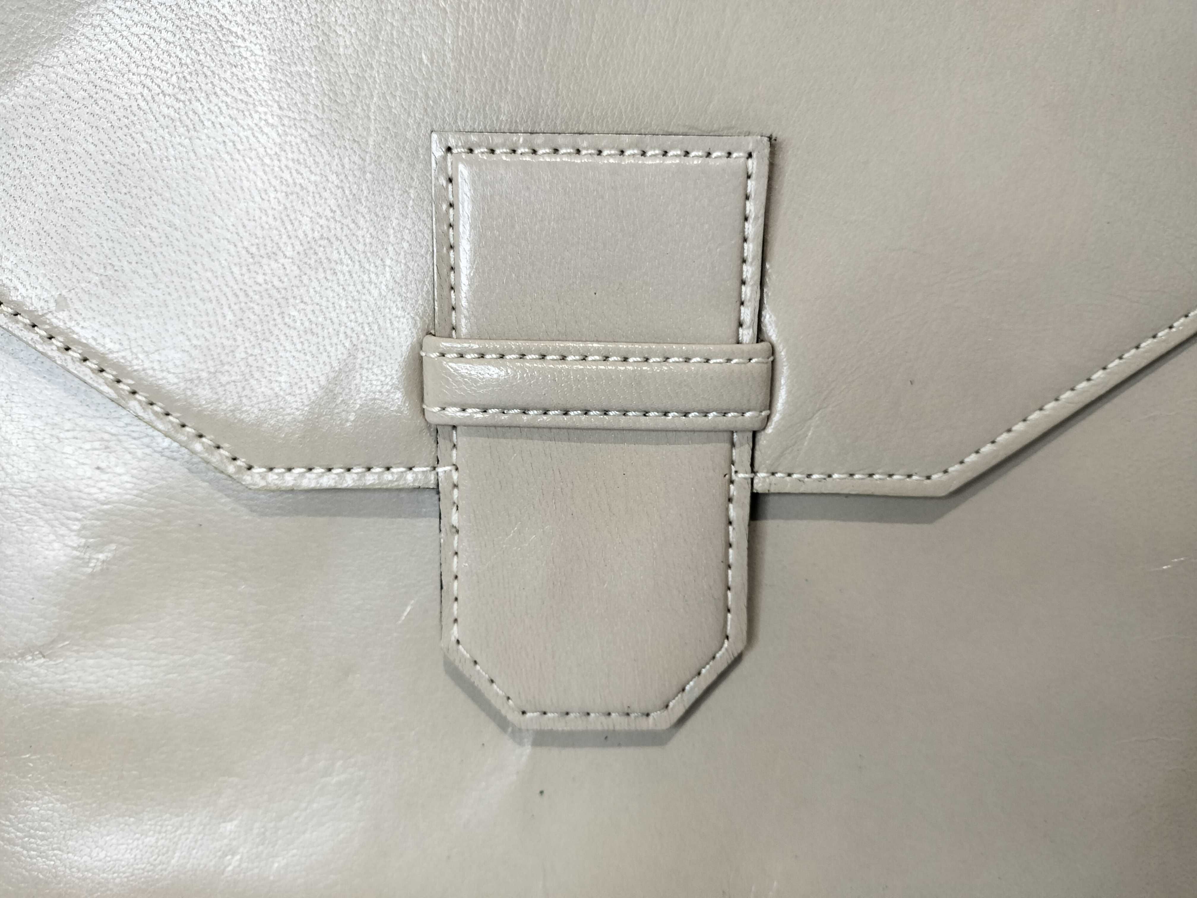 leather clutch bag — view 2