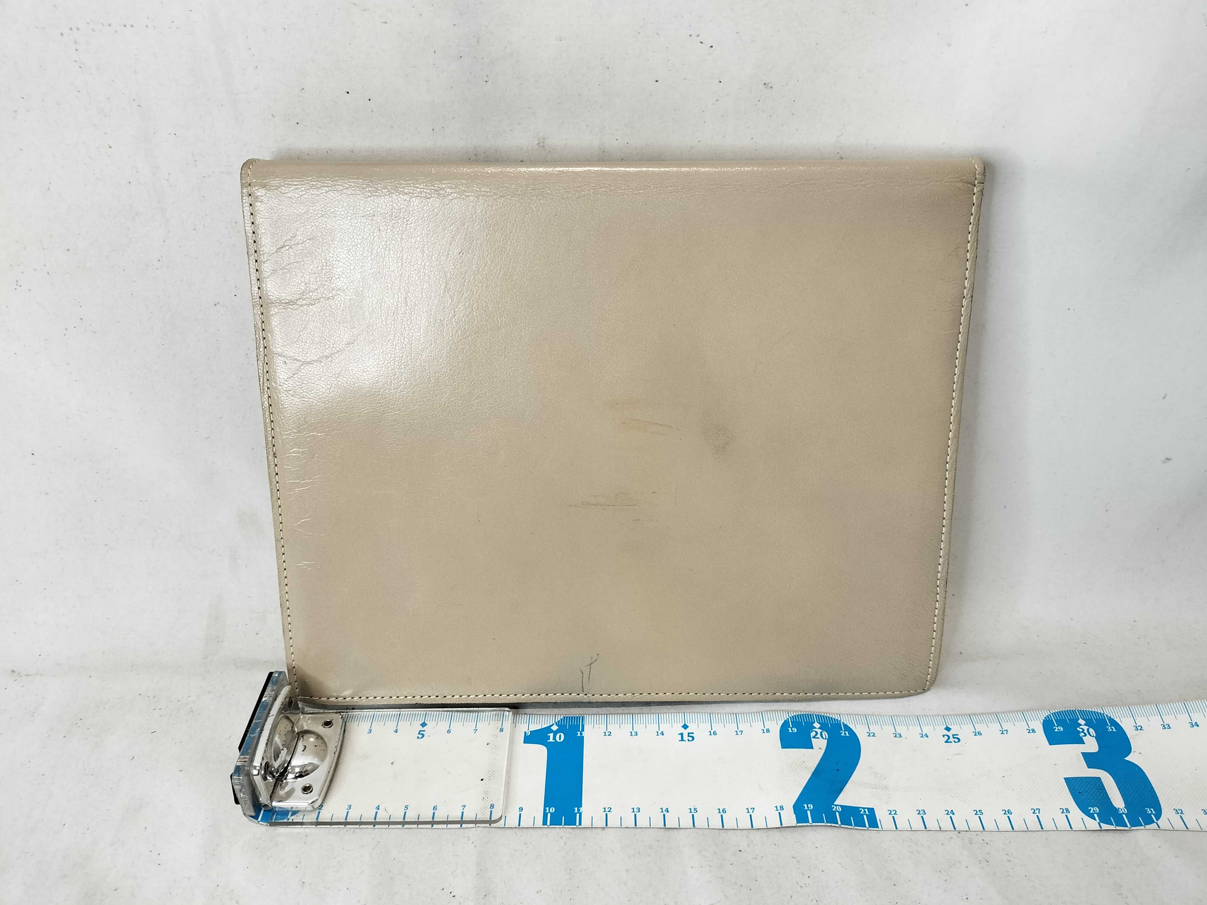 leather clutch bag — view 3