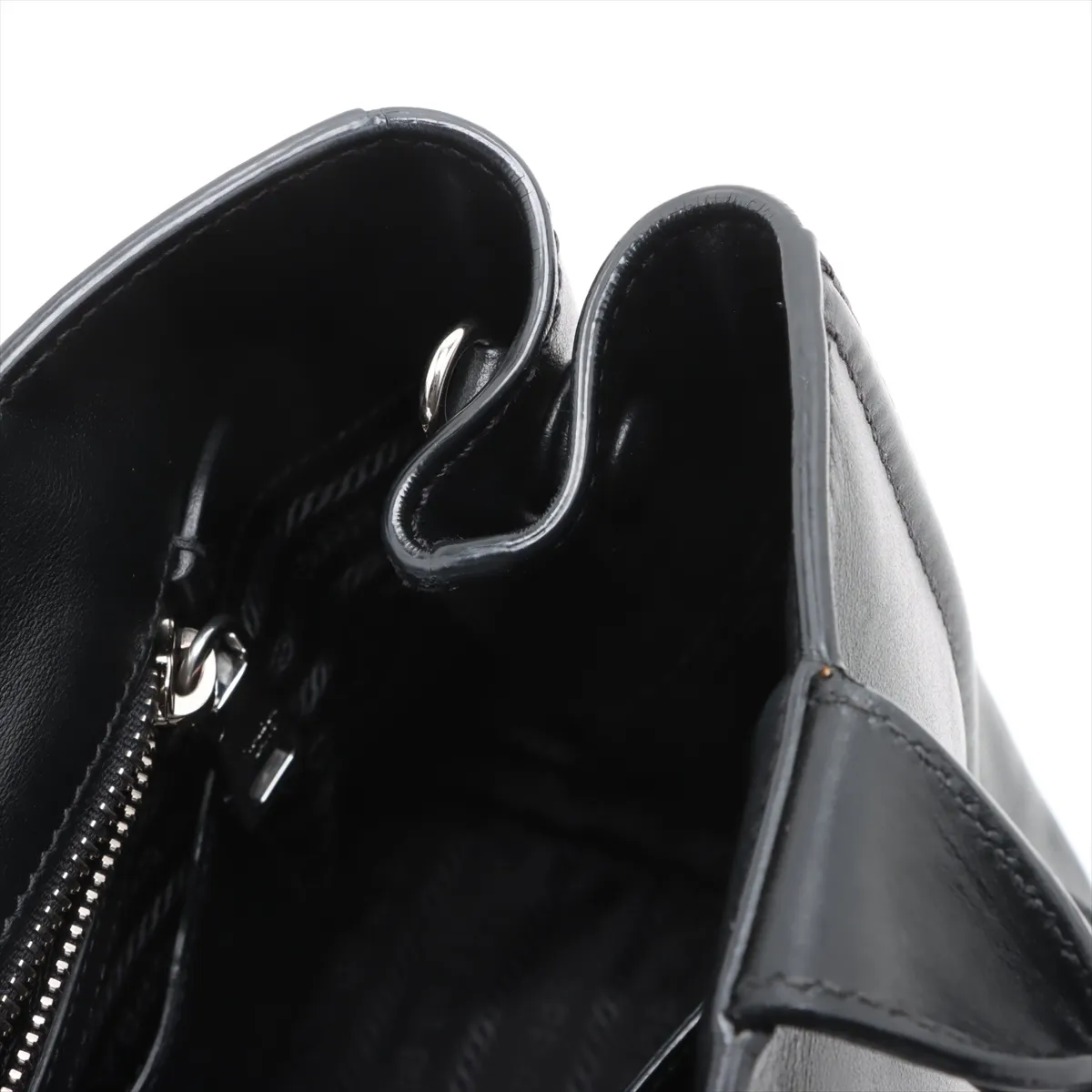 Canapa Leather 2WAY Handbag Black — view 13