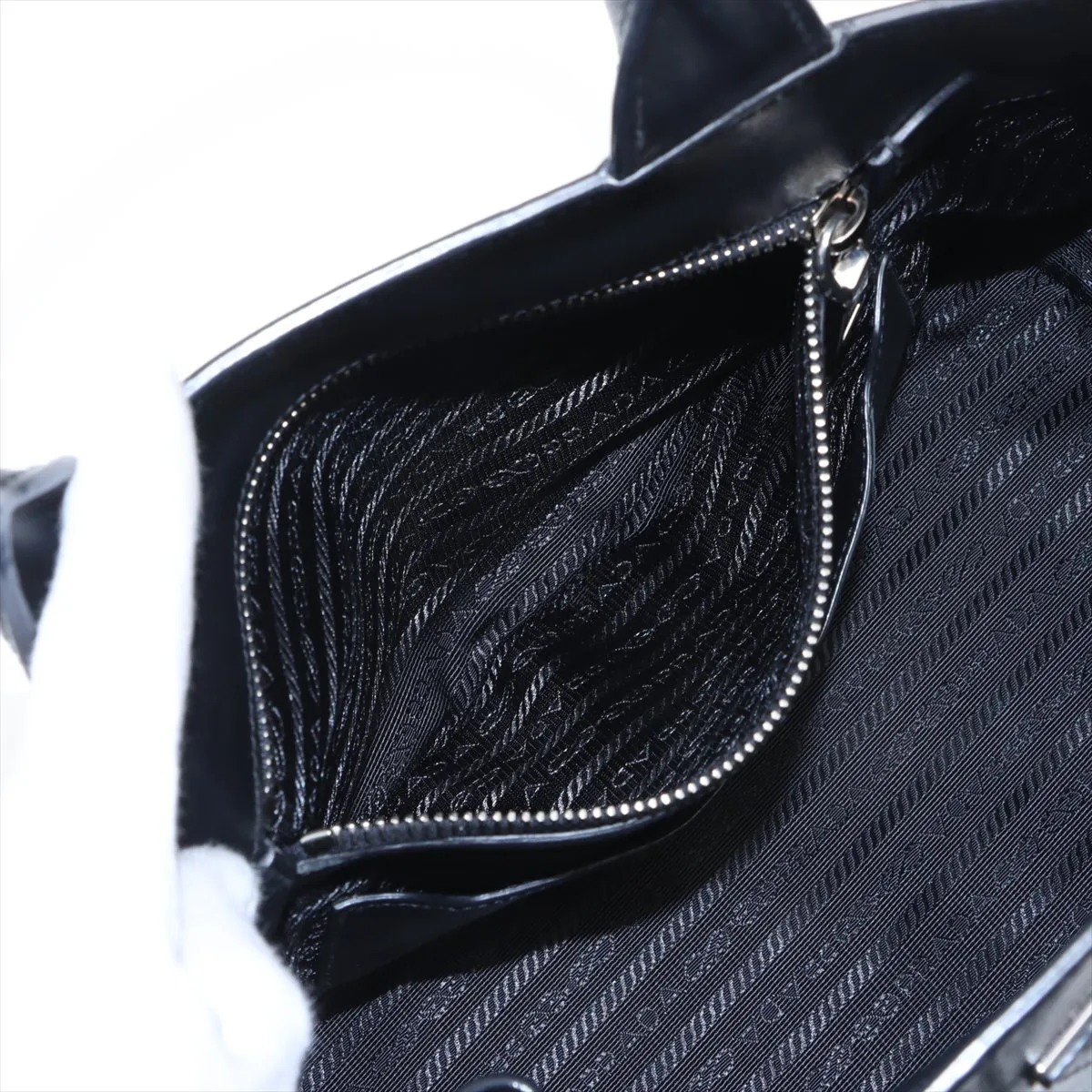 Canapa Leather 2WAY Handbag Black — view 7