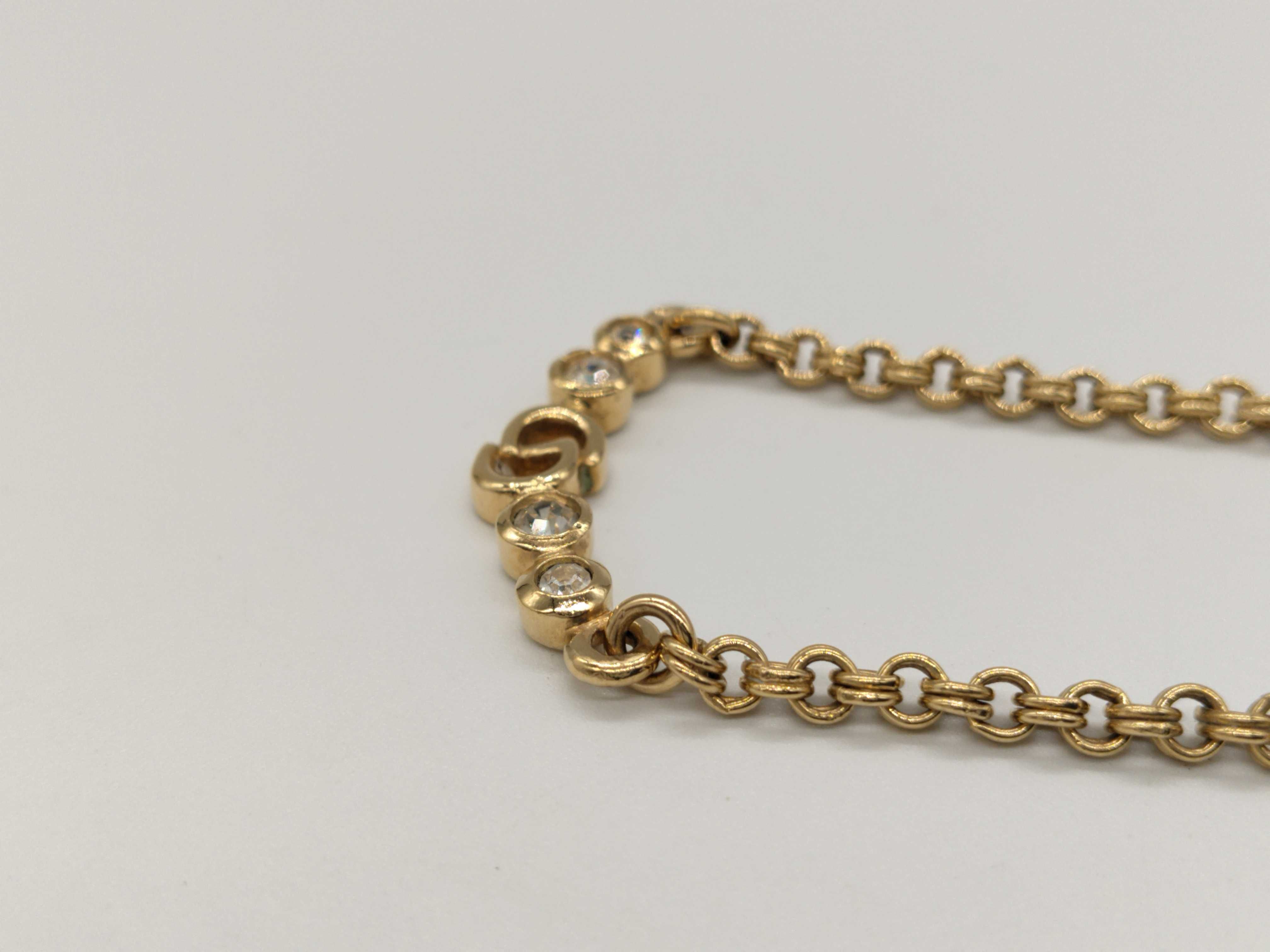 CD 4P Rhinestone Necklace — view 3