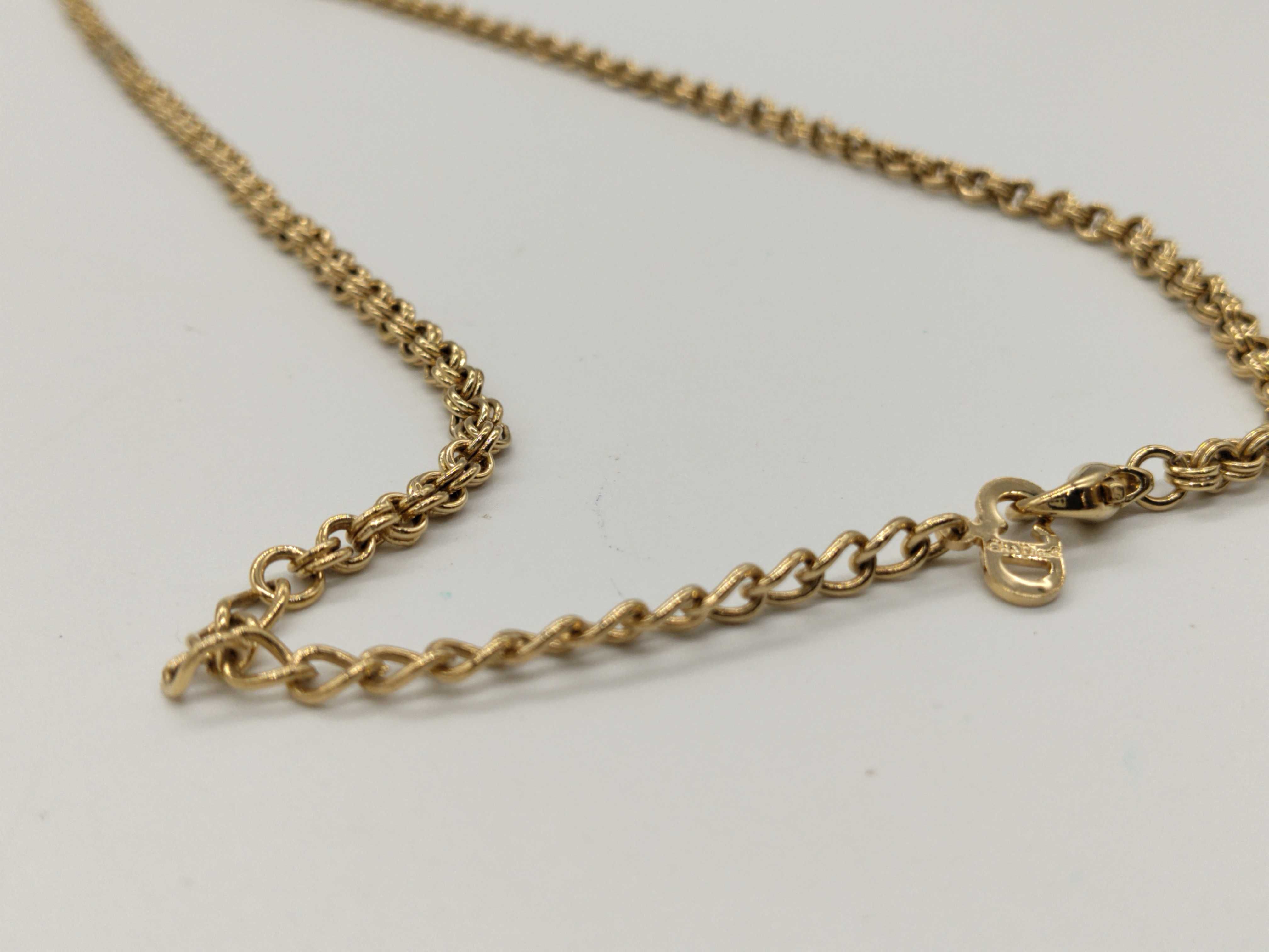 CD 4P Rhinestone Necklace — view 5