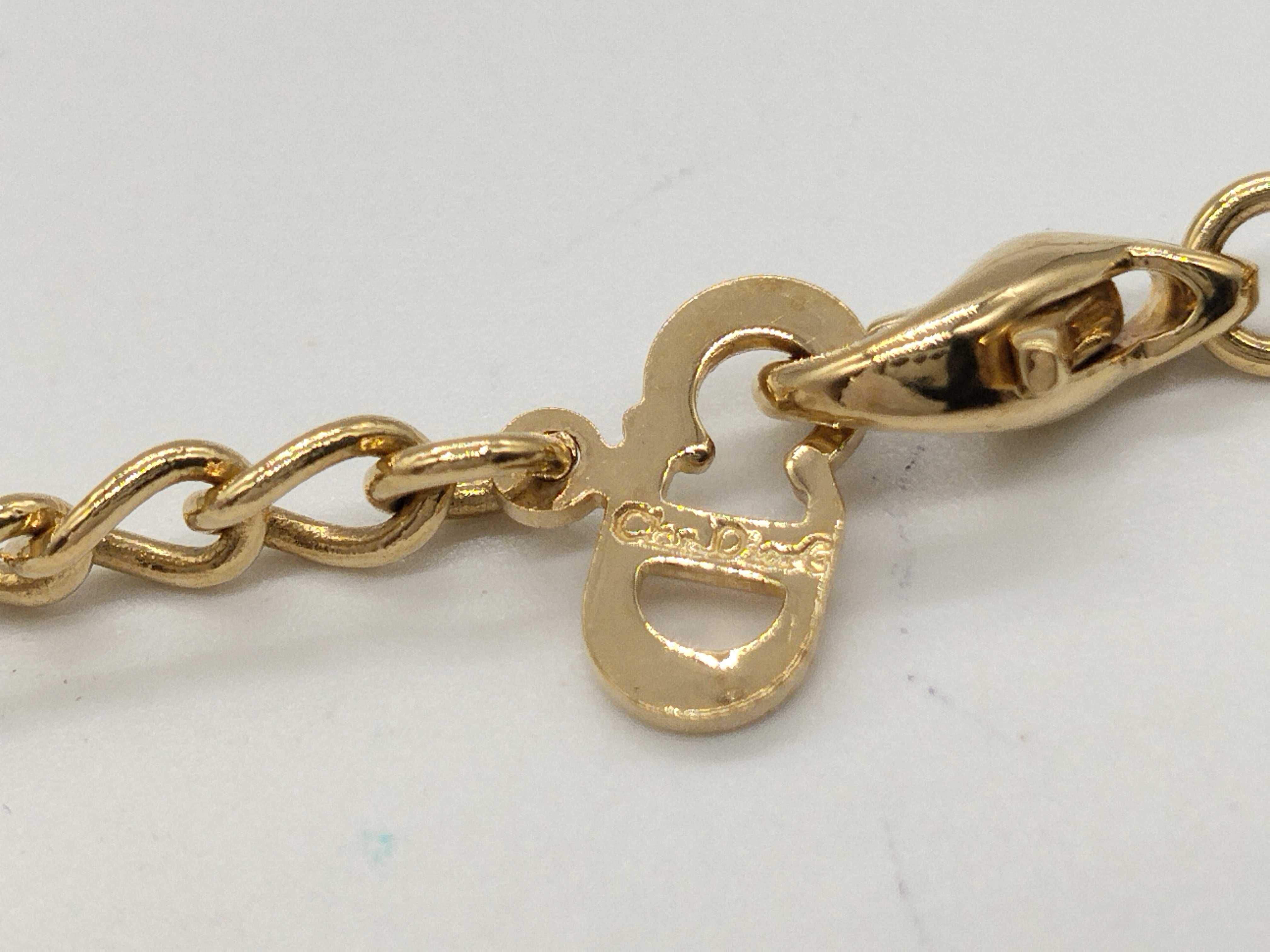 CD 4P Rhinestone Necklace — view 7