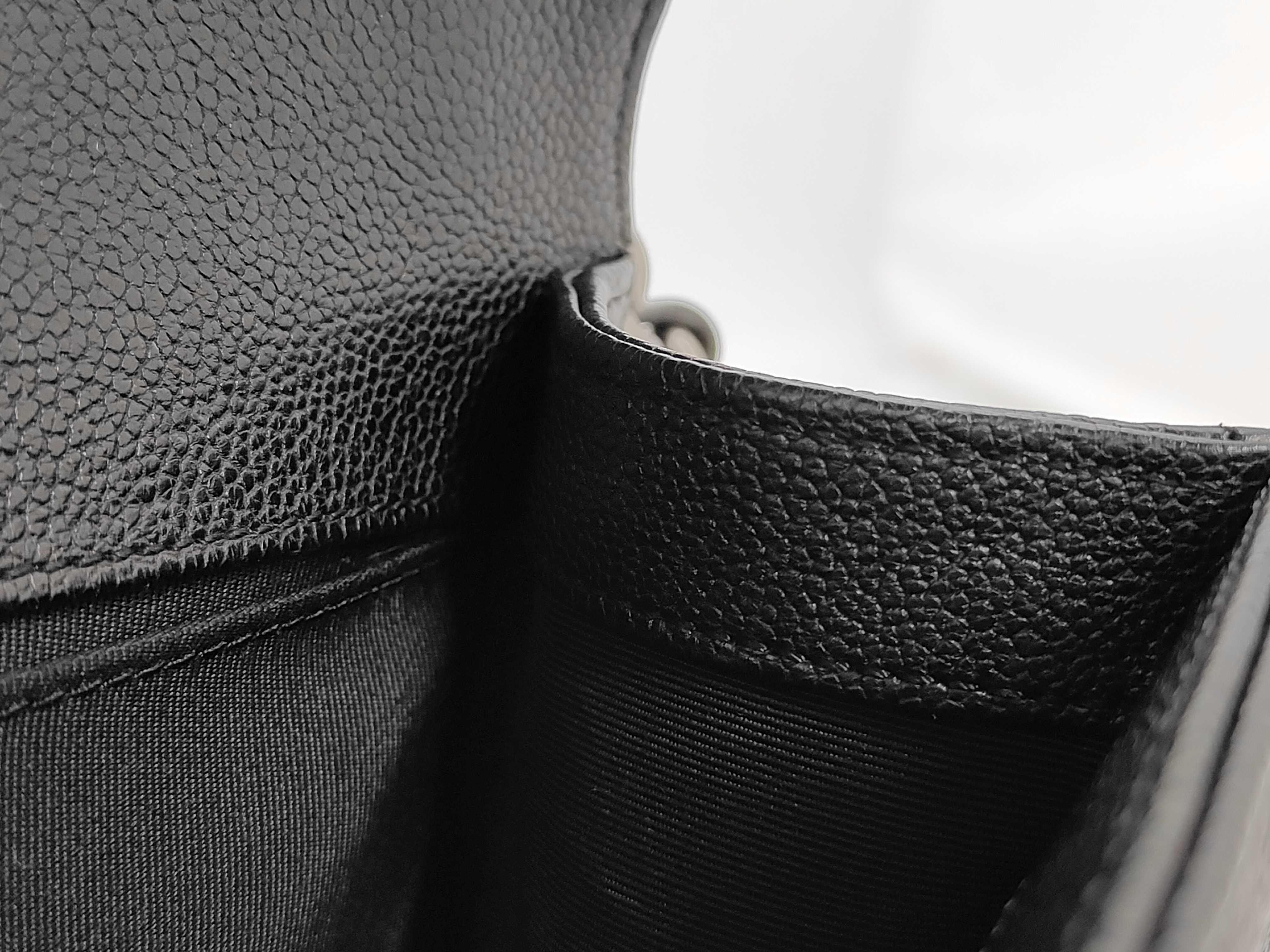 Boy Chanel 25, silver hardware, serial number 23, with card and seal, shoulder bag. — view 12