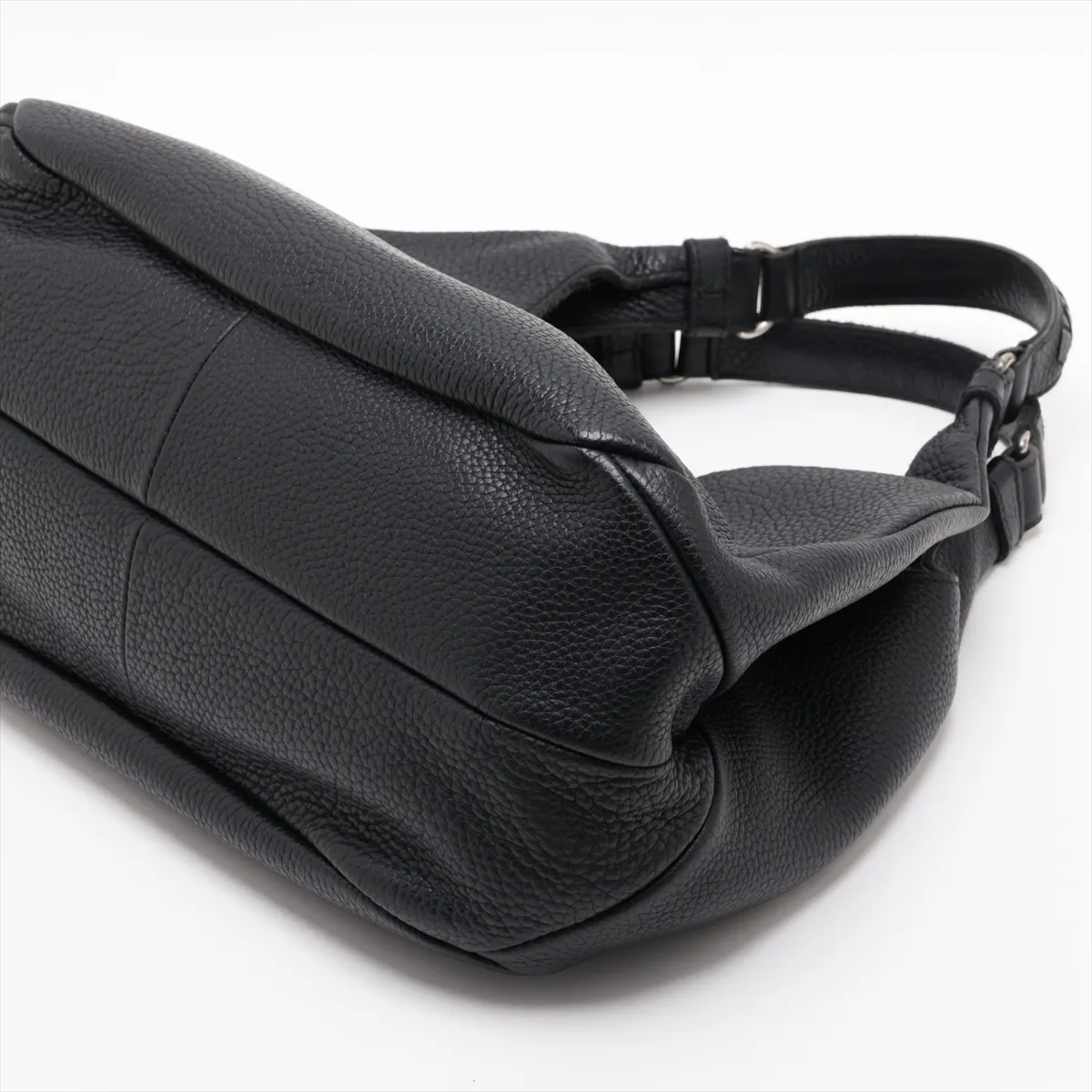 Campana 125787 Leather Shoulder Bag, Black — view 3