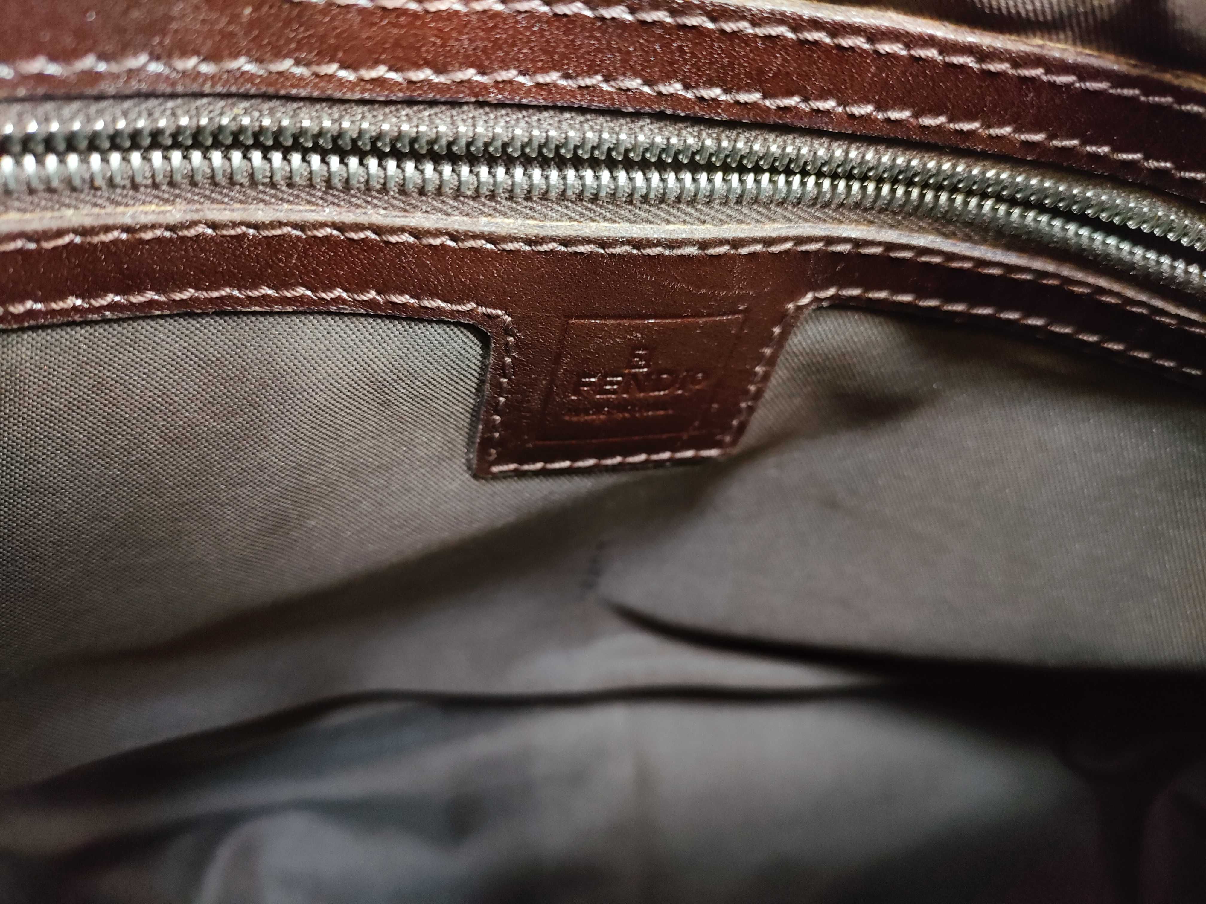 Zucca pattern Fendi shoulder bag — view 11