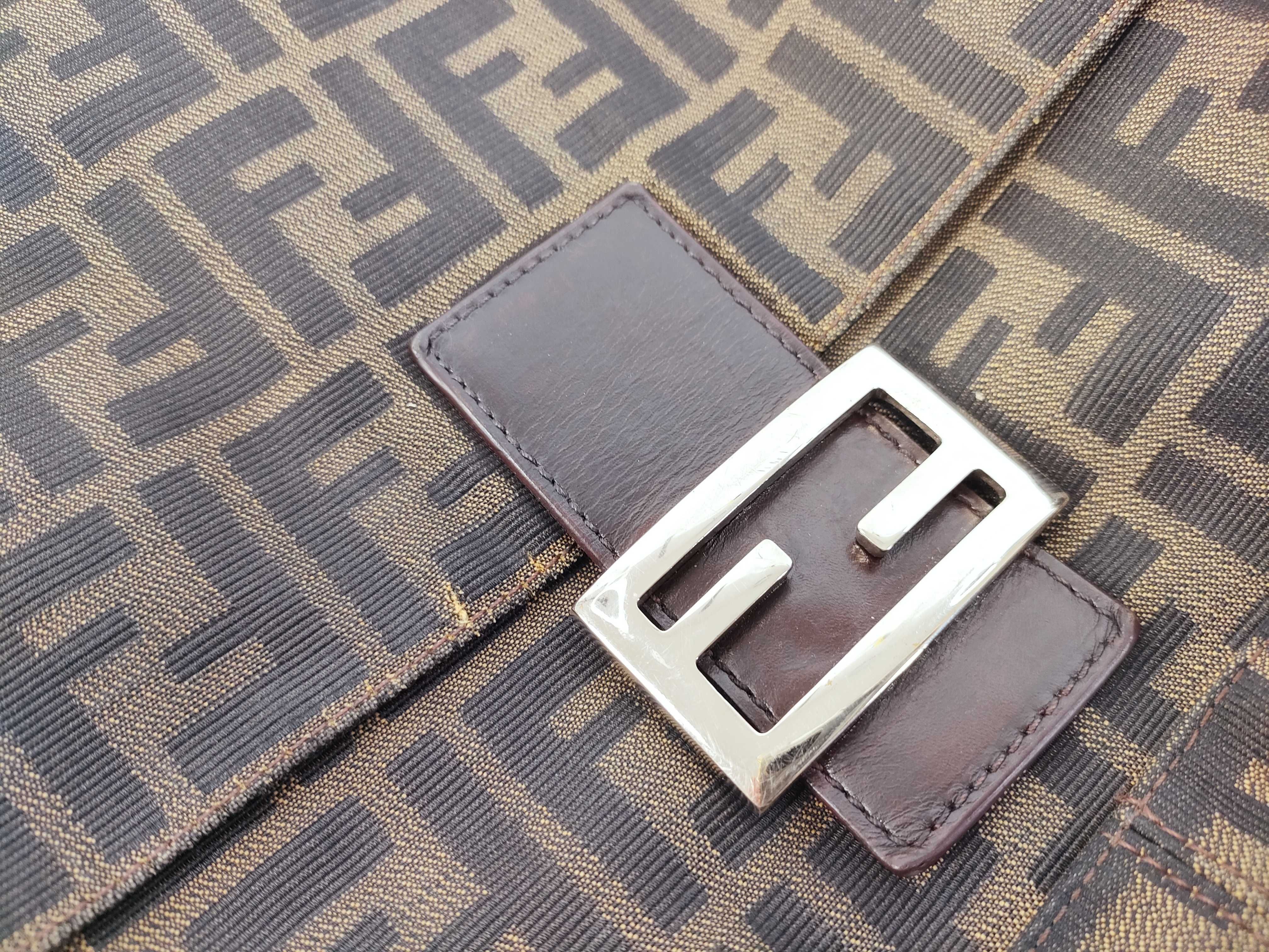 Zucca pattern Fendi shoulder bag — view 8