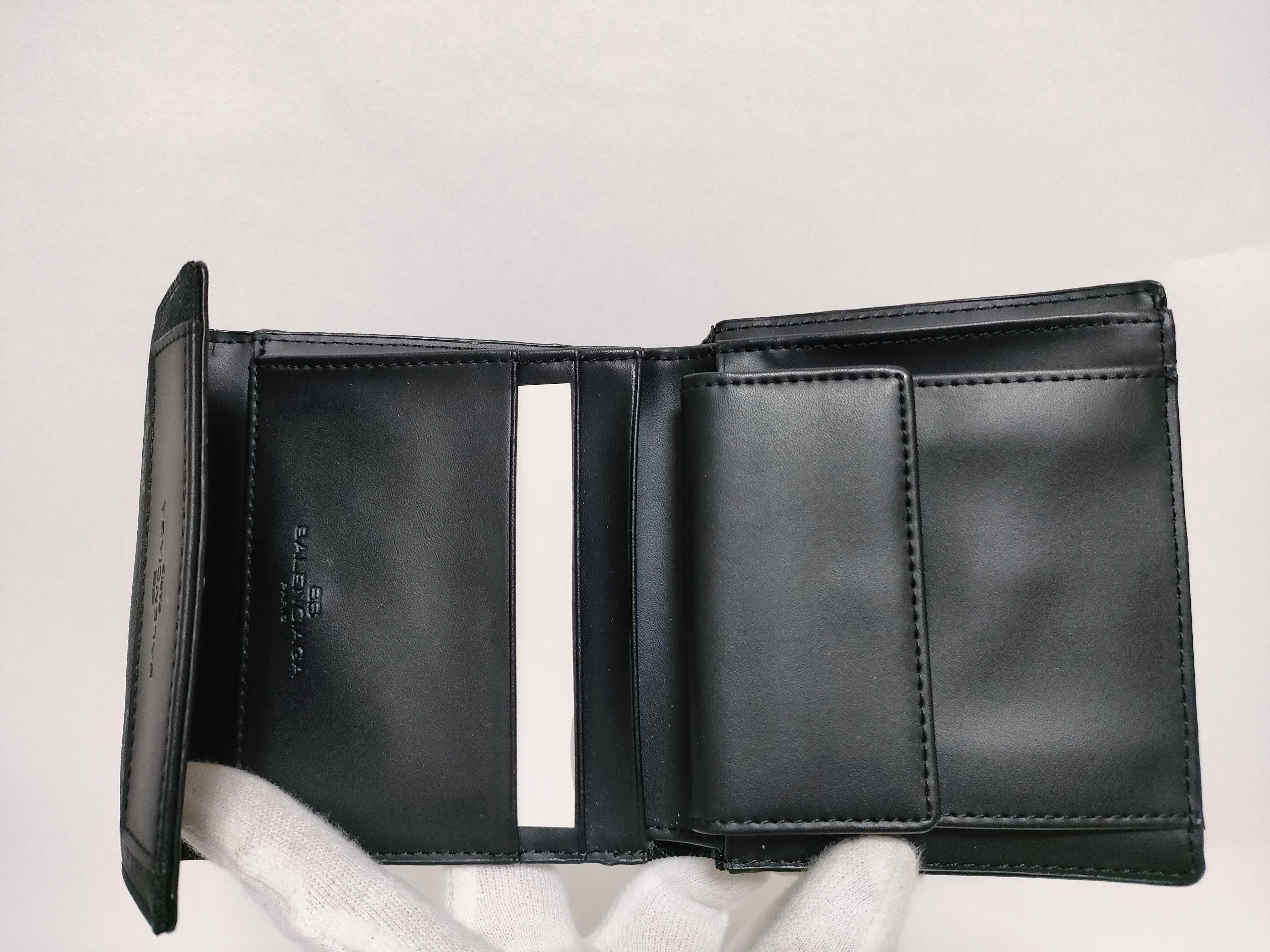 BALENCI AGA Wallet BB Monogram Black Wallet — view 11