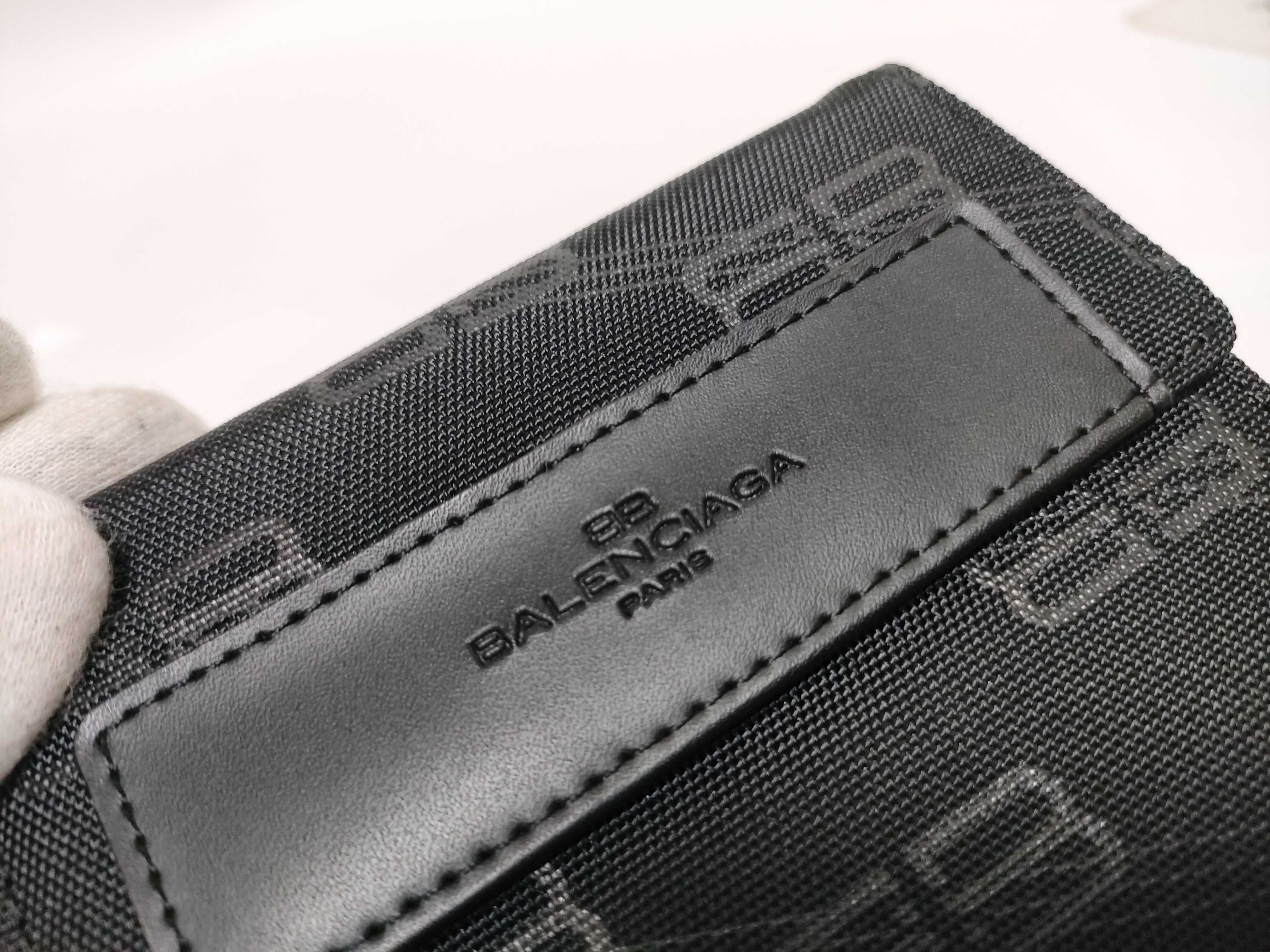 BALENCI AGA Wallet BB Monogram Black Wallet — view 15