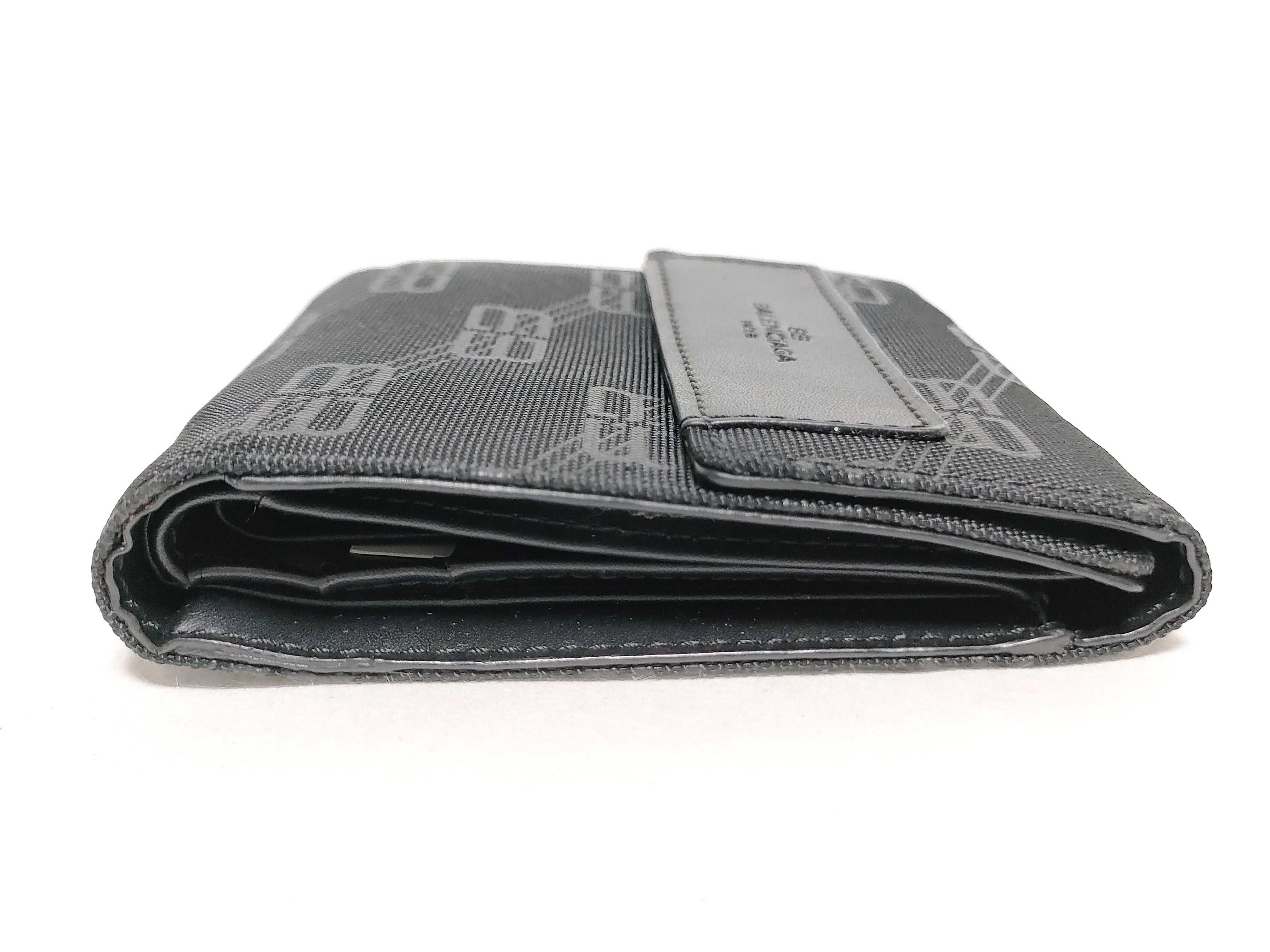 BALENCI AGA Wallet BB Monogram Black Wallet — view 3