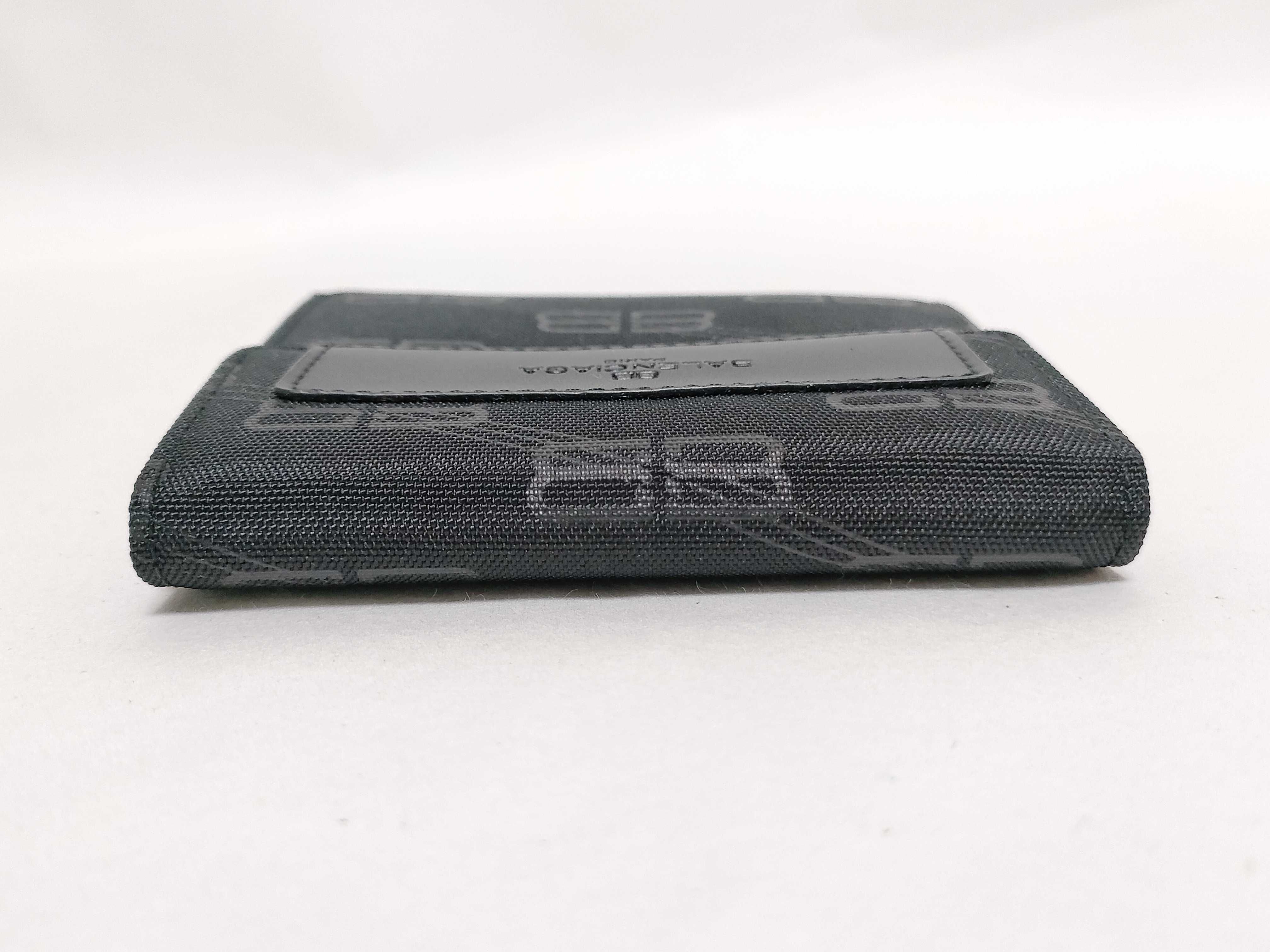 BALENCI AGA Wallet BB Monogram Black Wallet — view 6