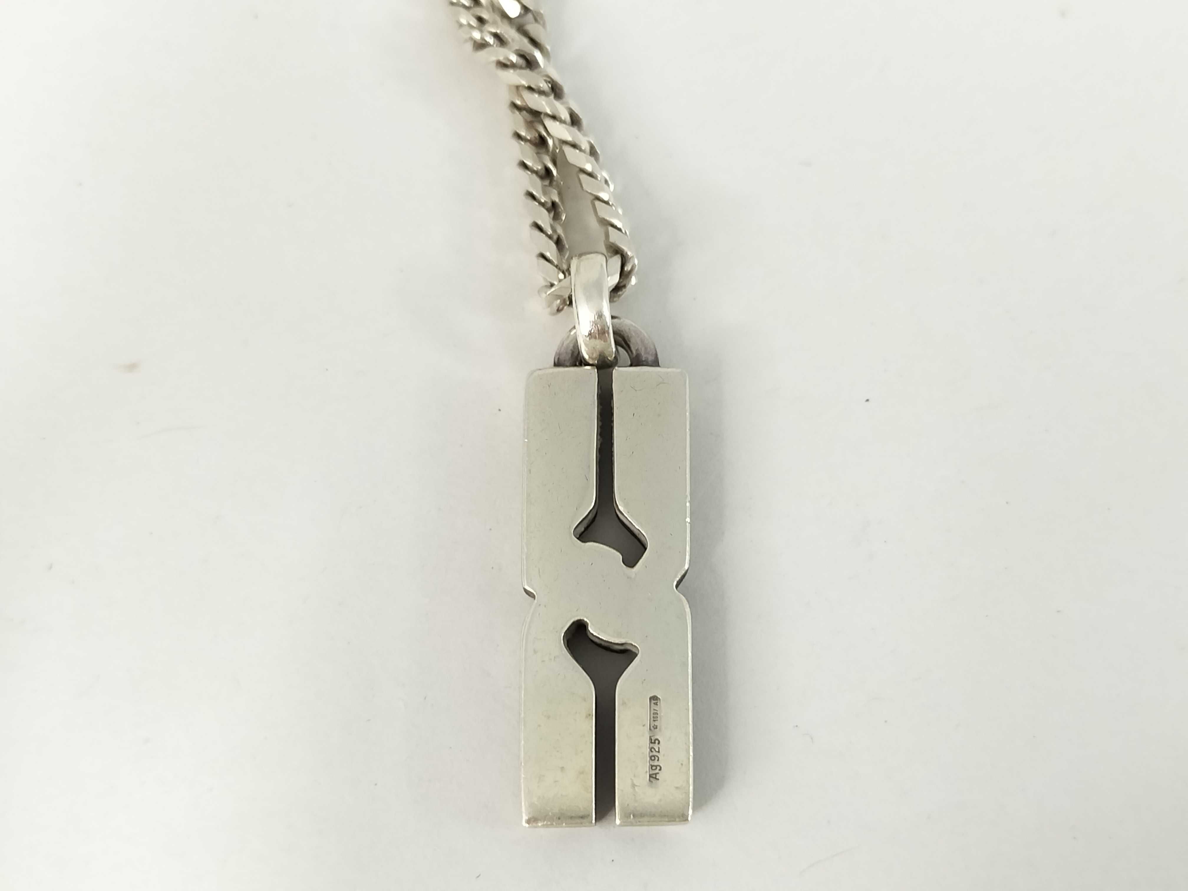 Knot Infinity Necklace, 925 sterling silver, 22.5g. — view 2