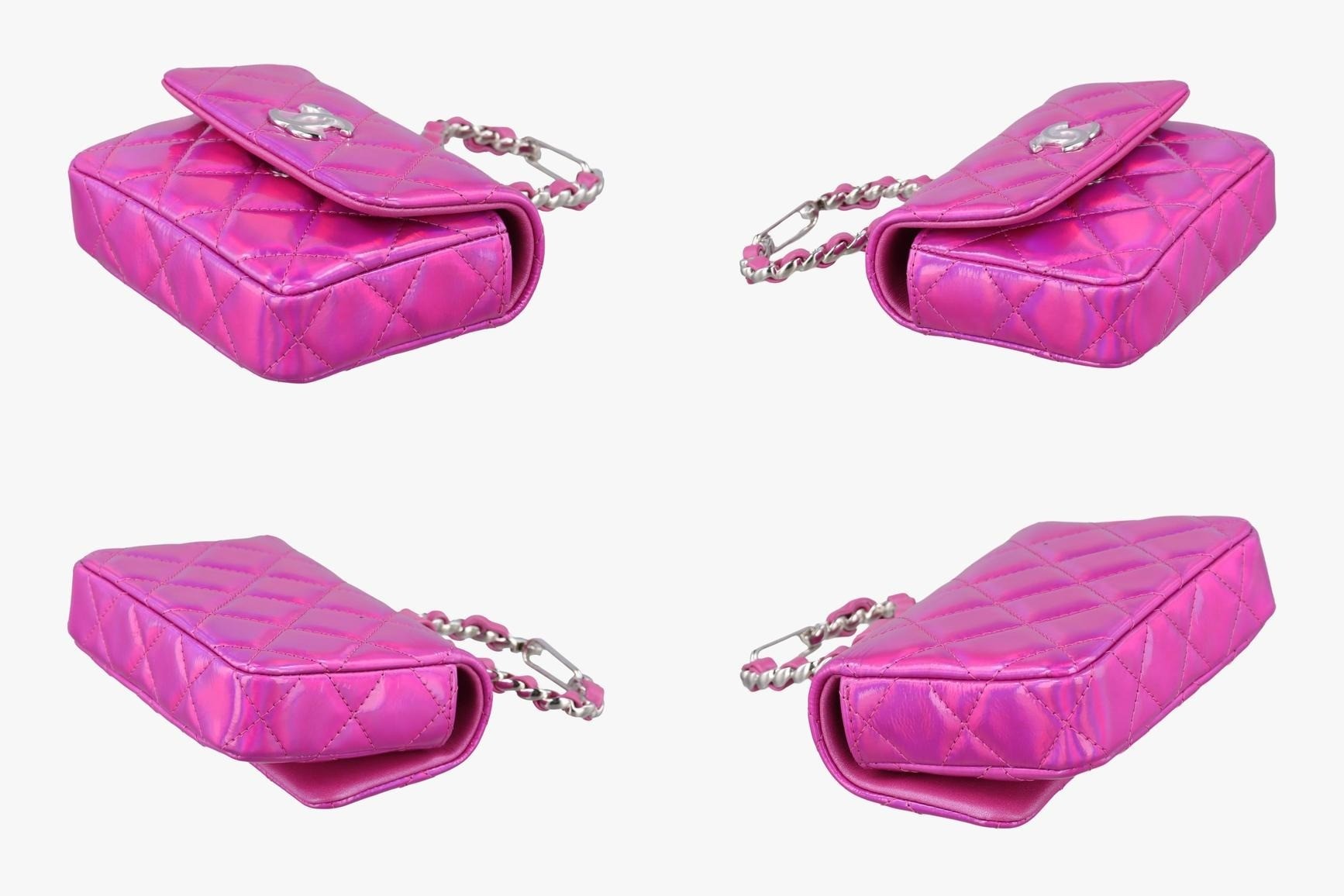 Matelassé Coco Mark Year Gift Patent Rose Red — view 4