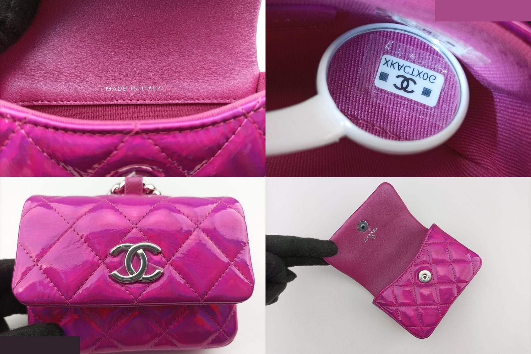Matelassé Coco Mark Year Gift Patent Rose Red — view 8