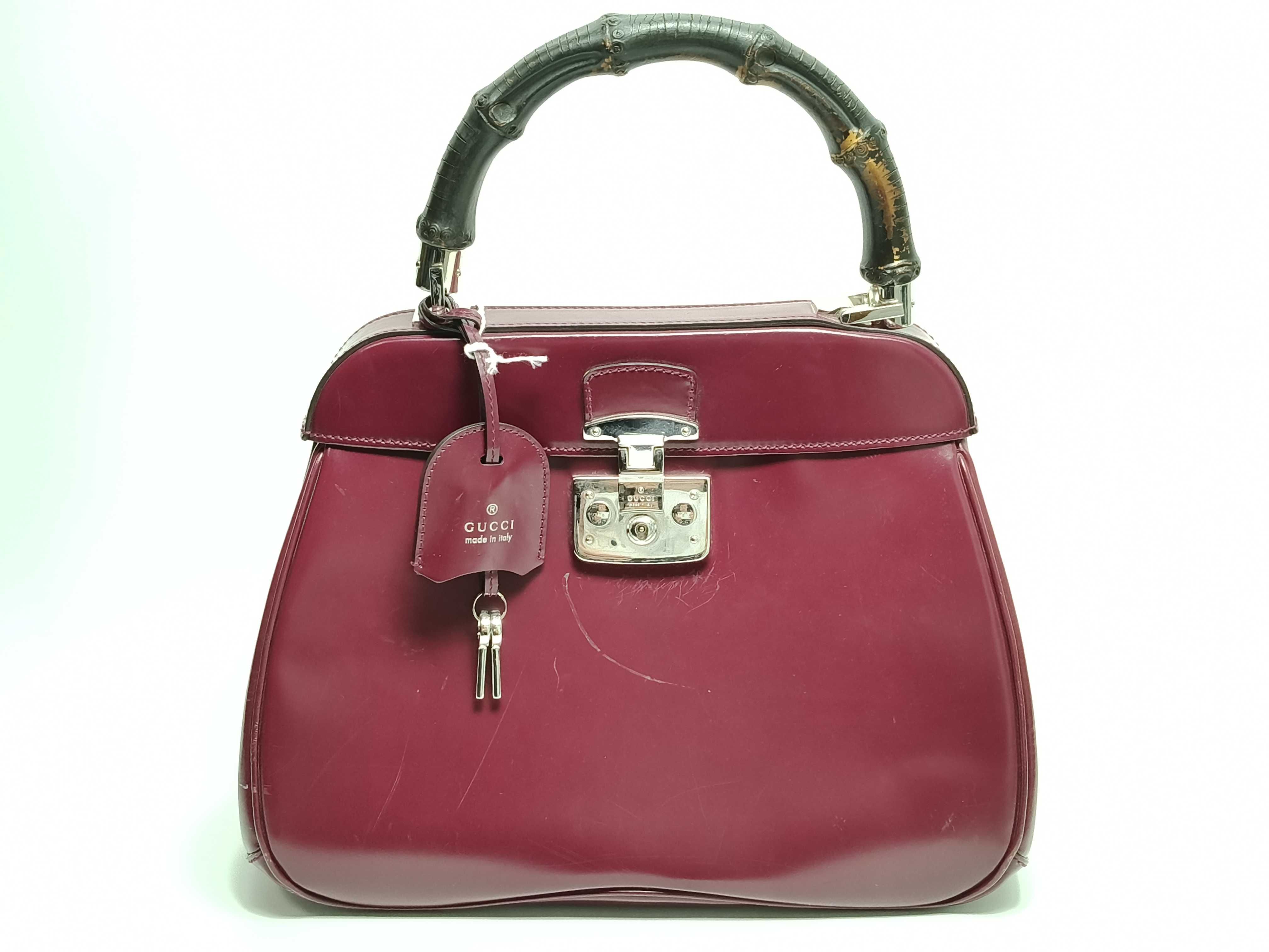 Bamboo Lady Lock Bamboo Top Handle Handbag