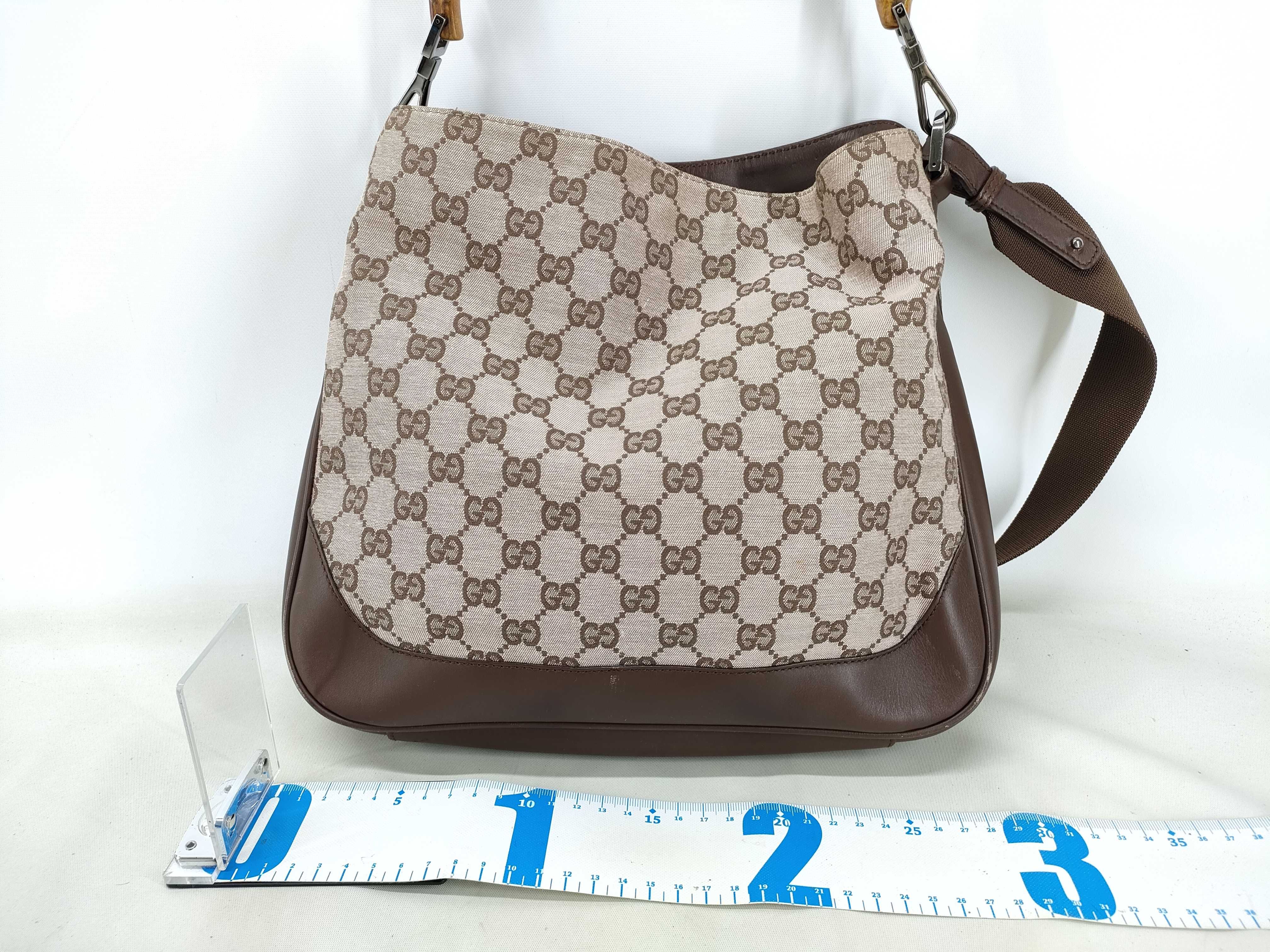 GG Canvas Handbag / Bamboo / Pink / GG / 001.4095 — view 2