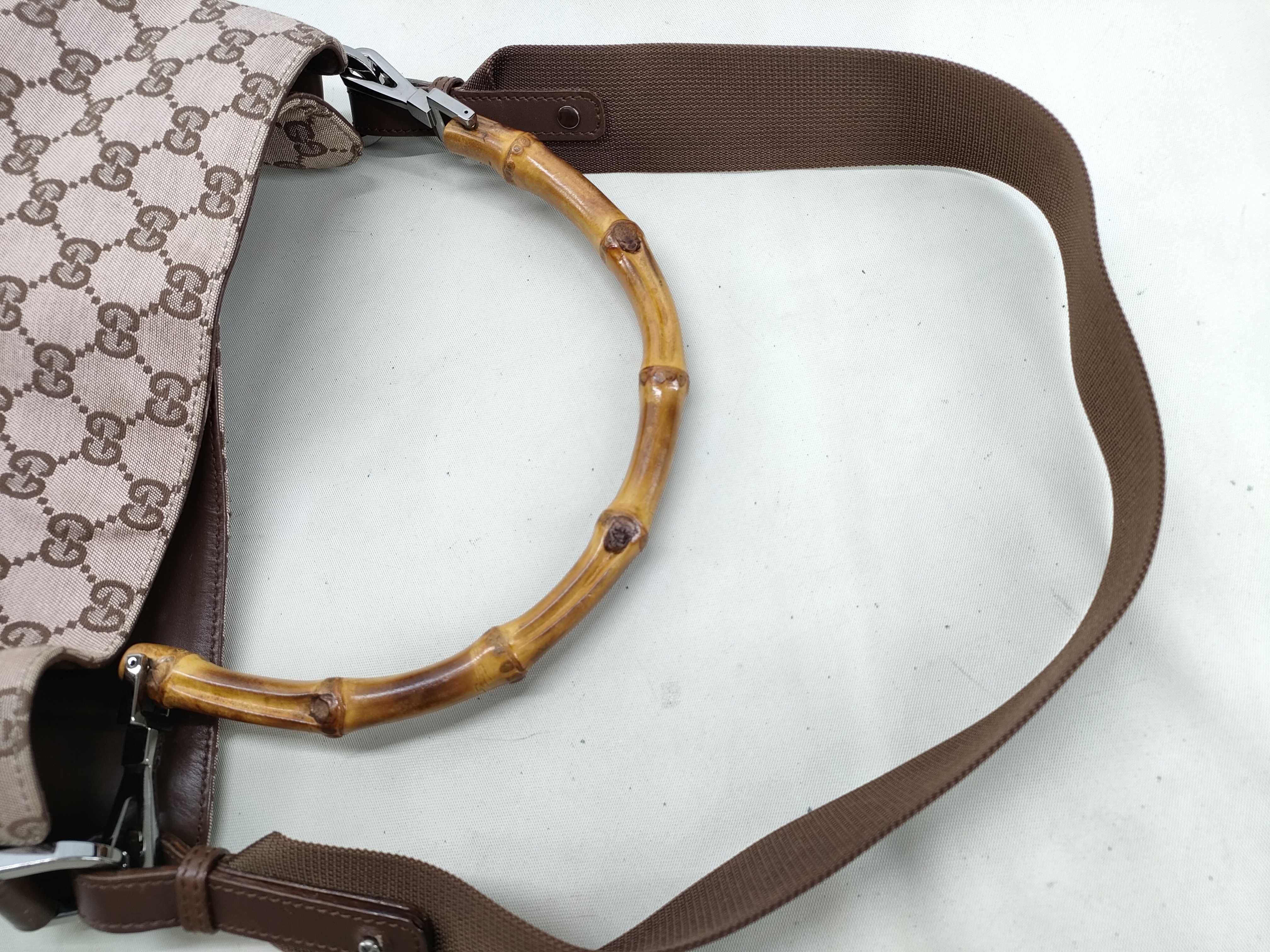 GG Canvas Handbag / Bamboo / Pink / GG / 001.4095 — view 5