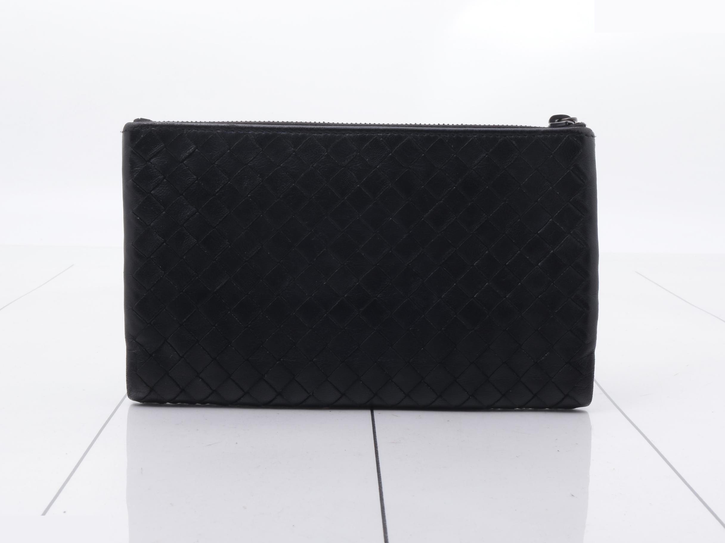 Intrecciato Double Zipper Long Wallet — view 2