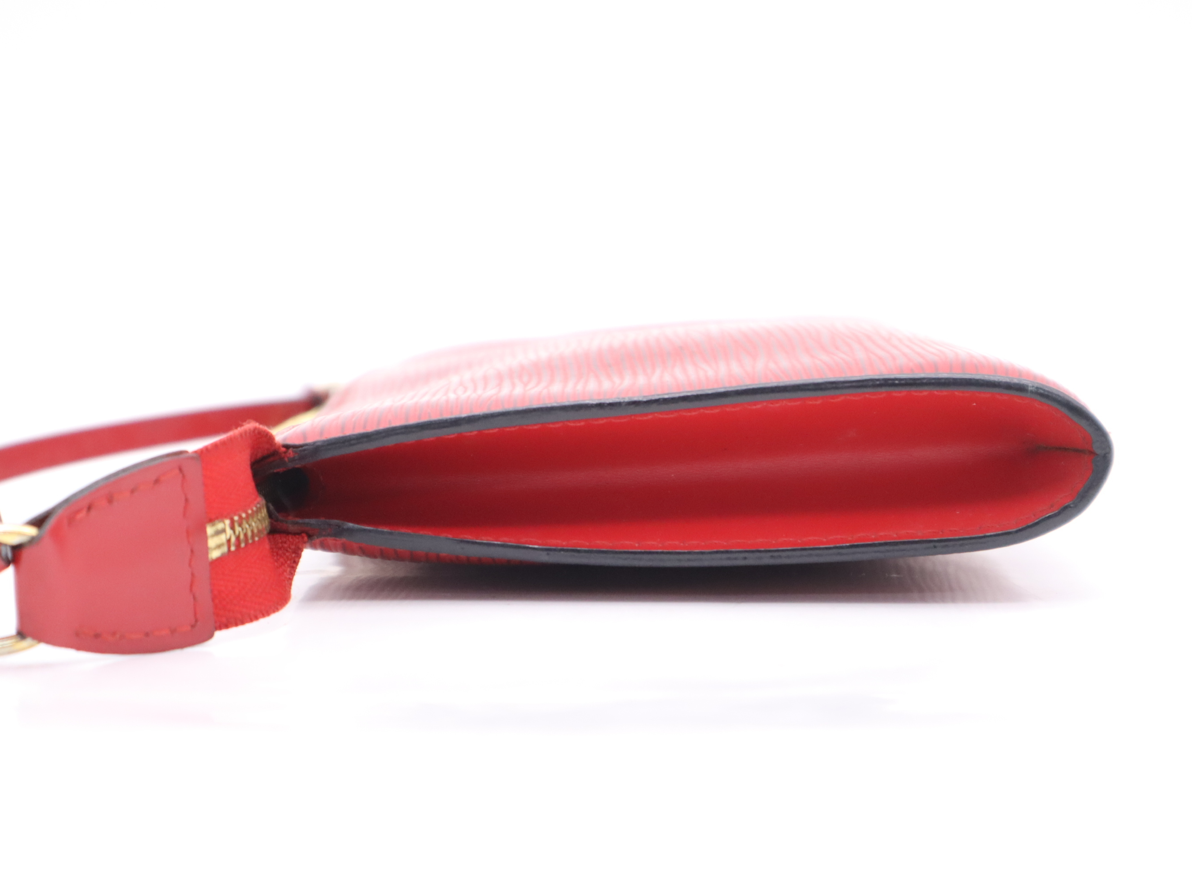 M52947 Epi Pochette Accessoires Castilian Red Pouch — view 3