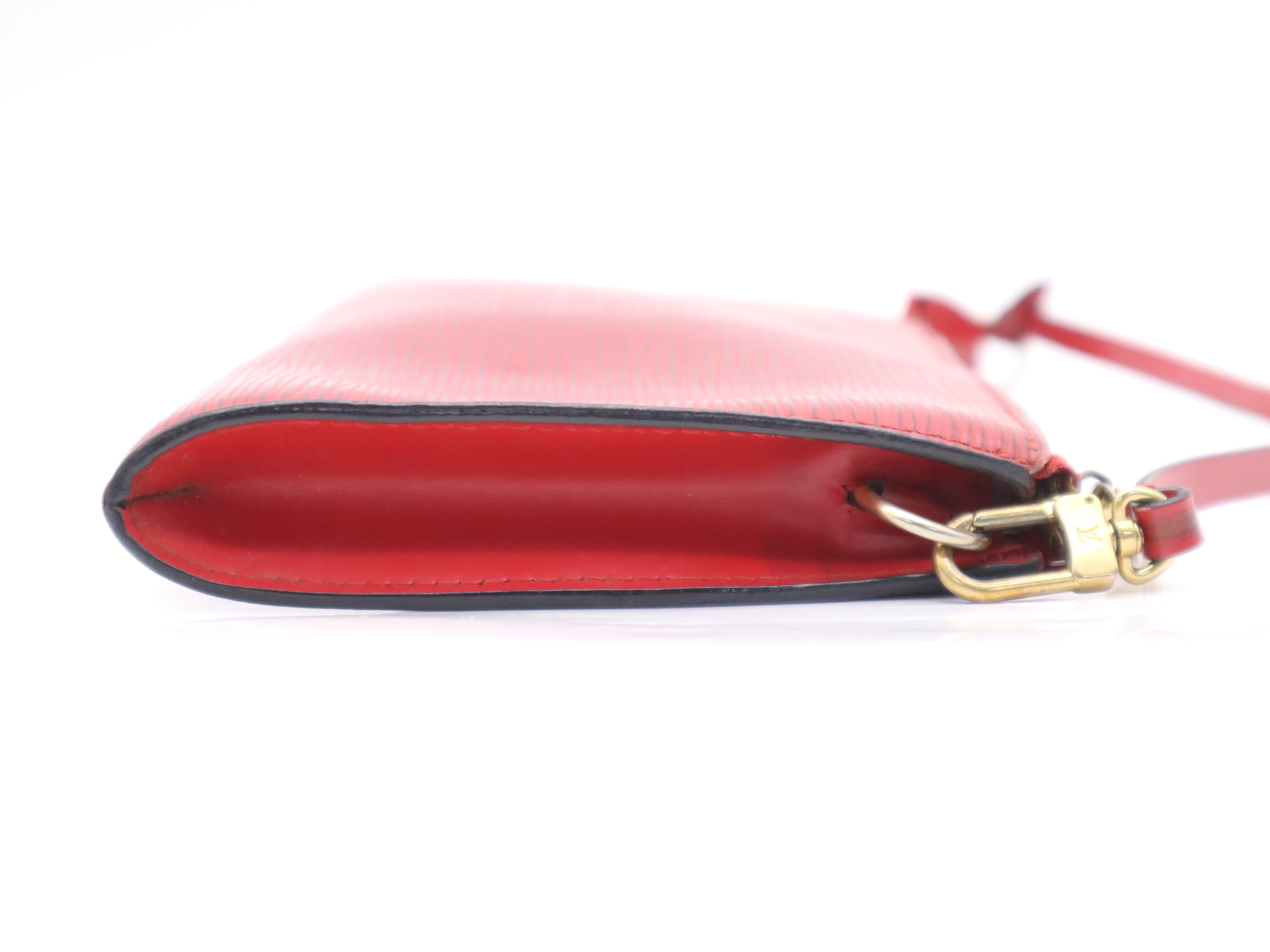 M52947 Epi Pochette Accessoires Castilian Red Pouch — view 5
