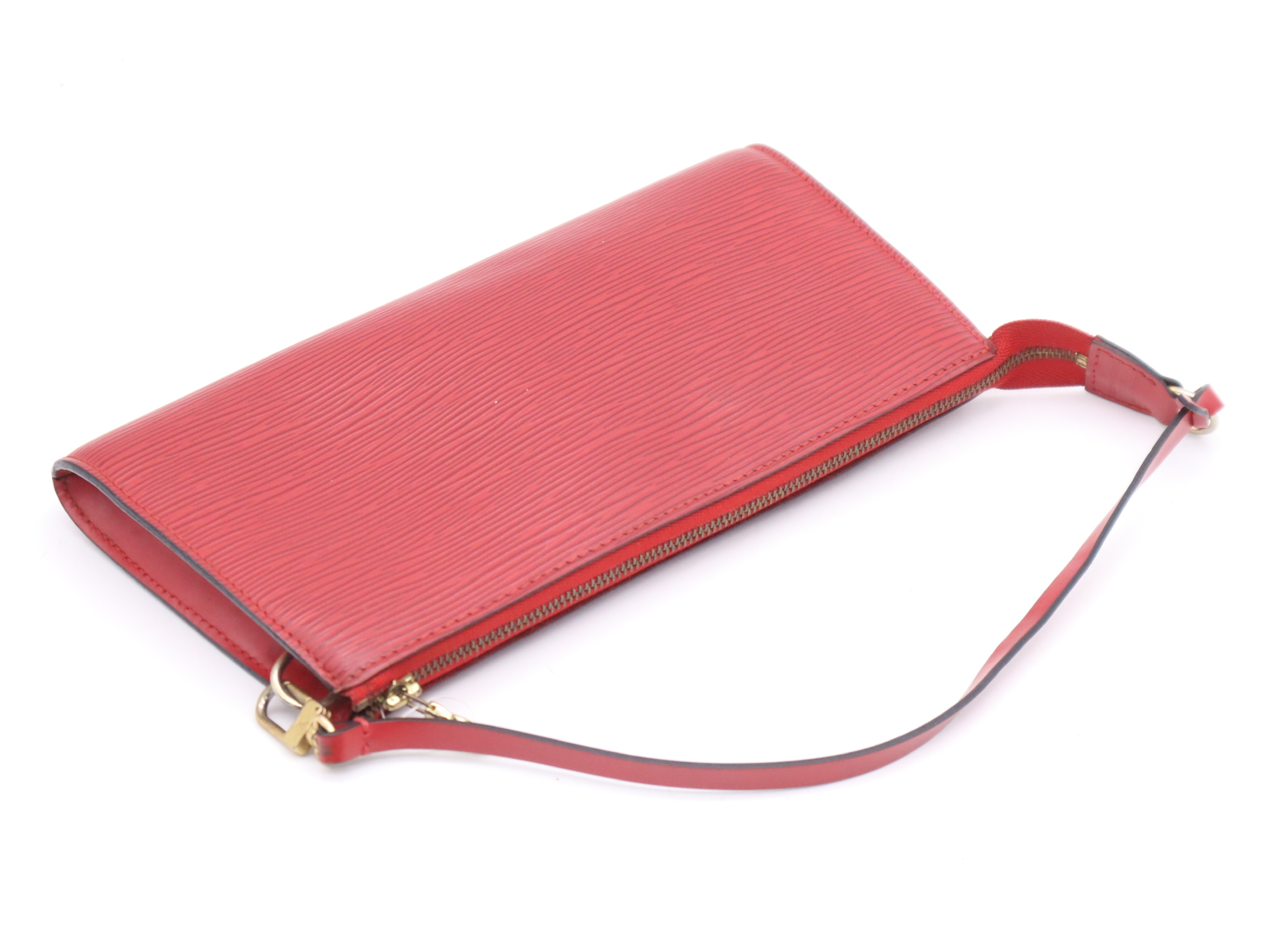 M52947 Epi Pochette Accessoires Castilian Red Pouch — view 6