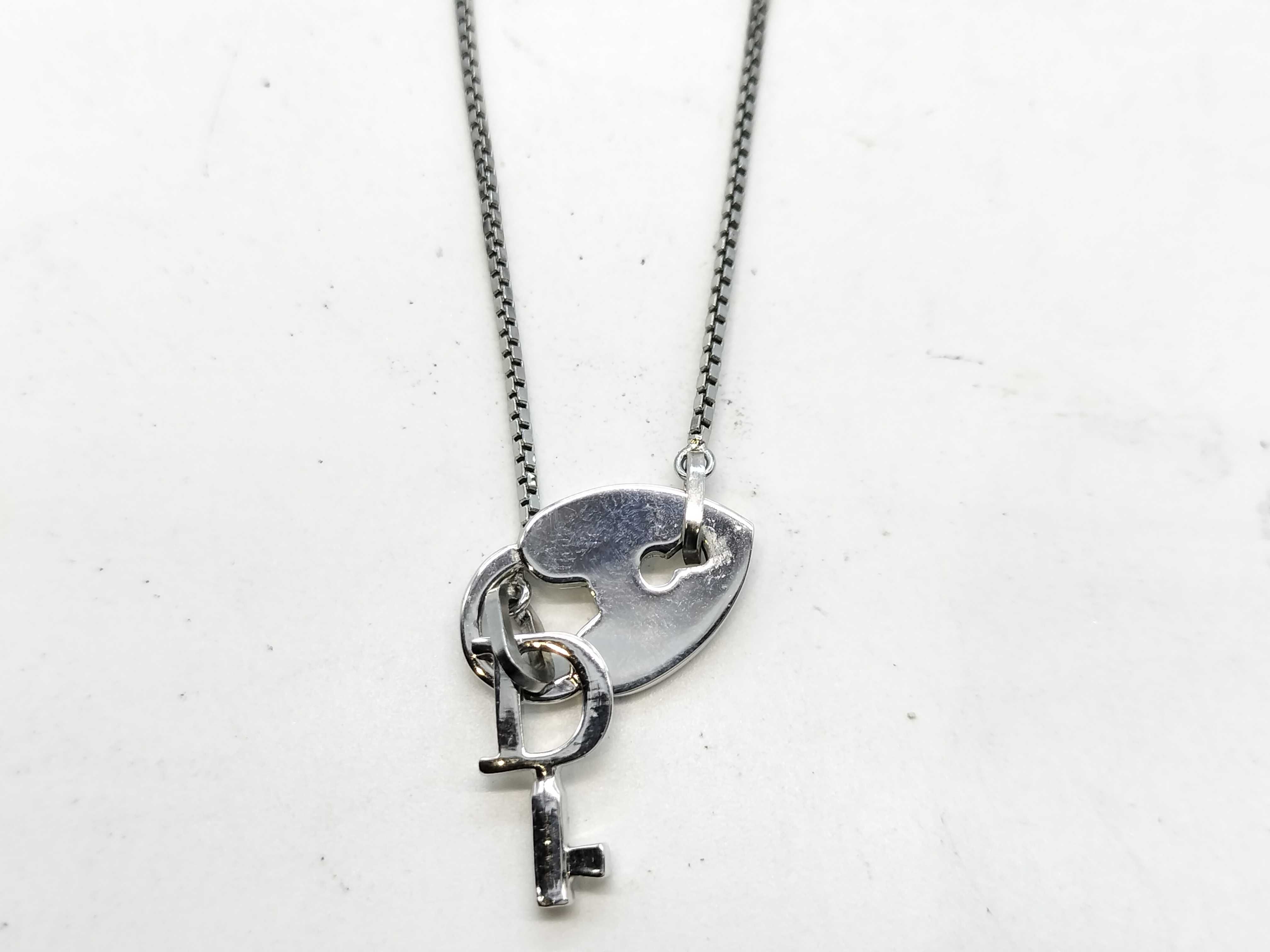 Venetian Chain Canaden Key Heart Necklace — view 3