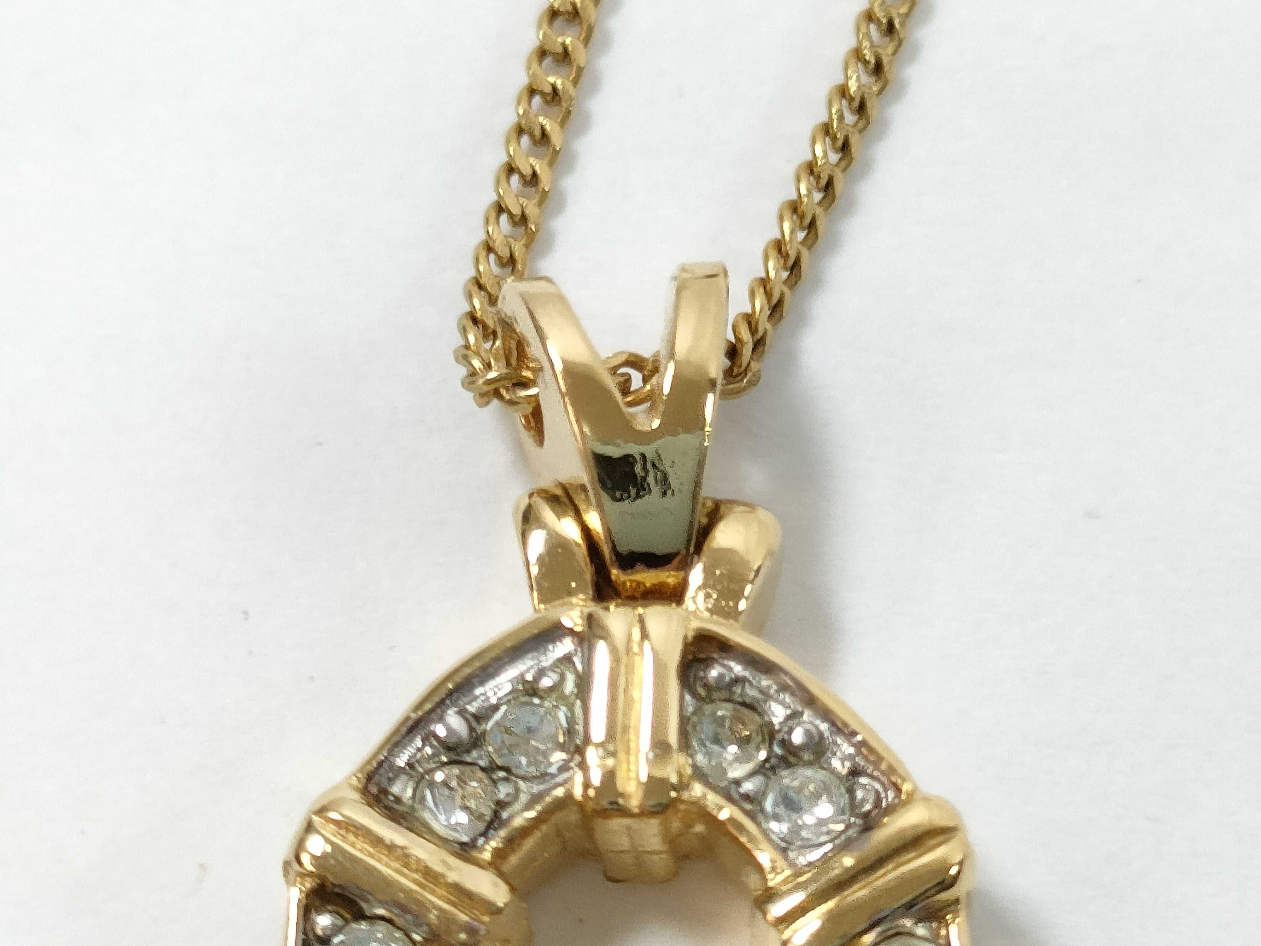Oval G Logo Rhinestone Ghost Necklace — view 3