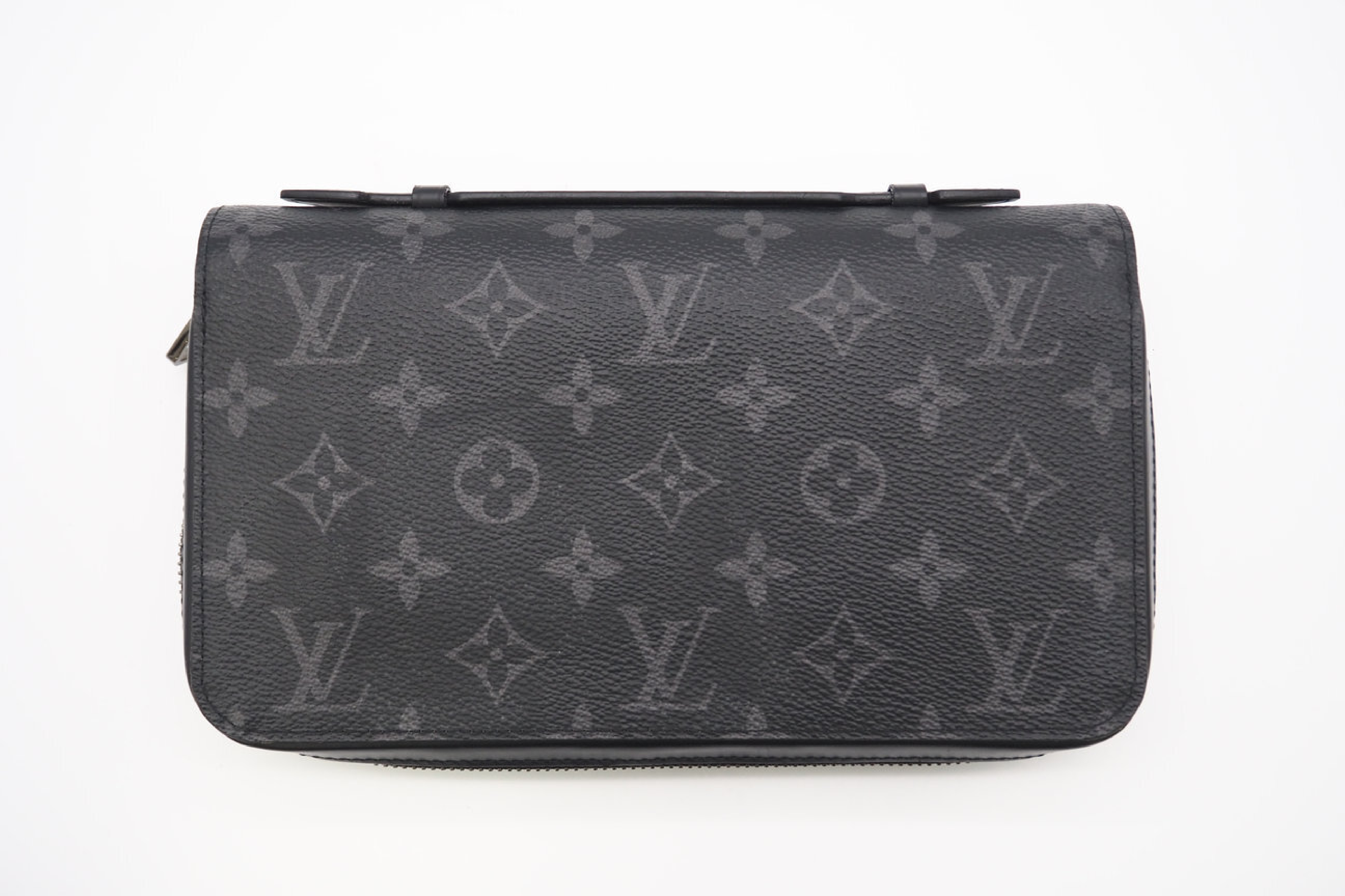 M61698 Monogram Eclipse Zippy XL Black Gray Wallet — view 2