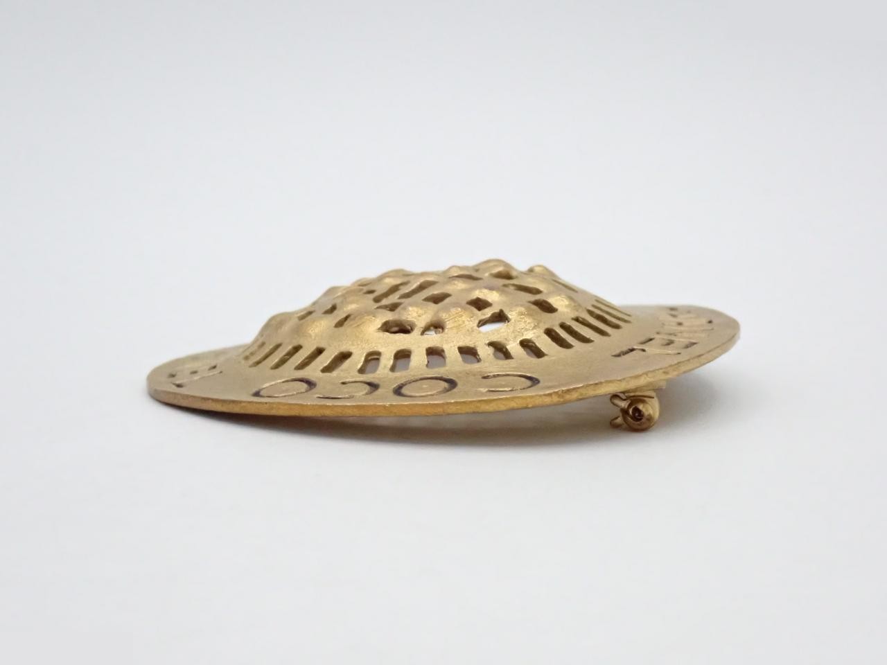 Vintage Straw Brooch 94P — view 3