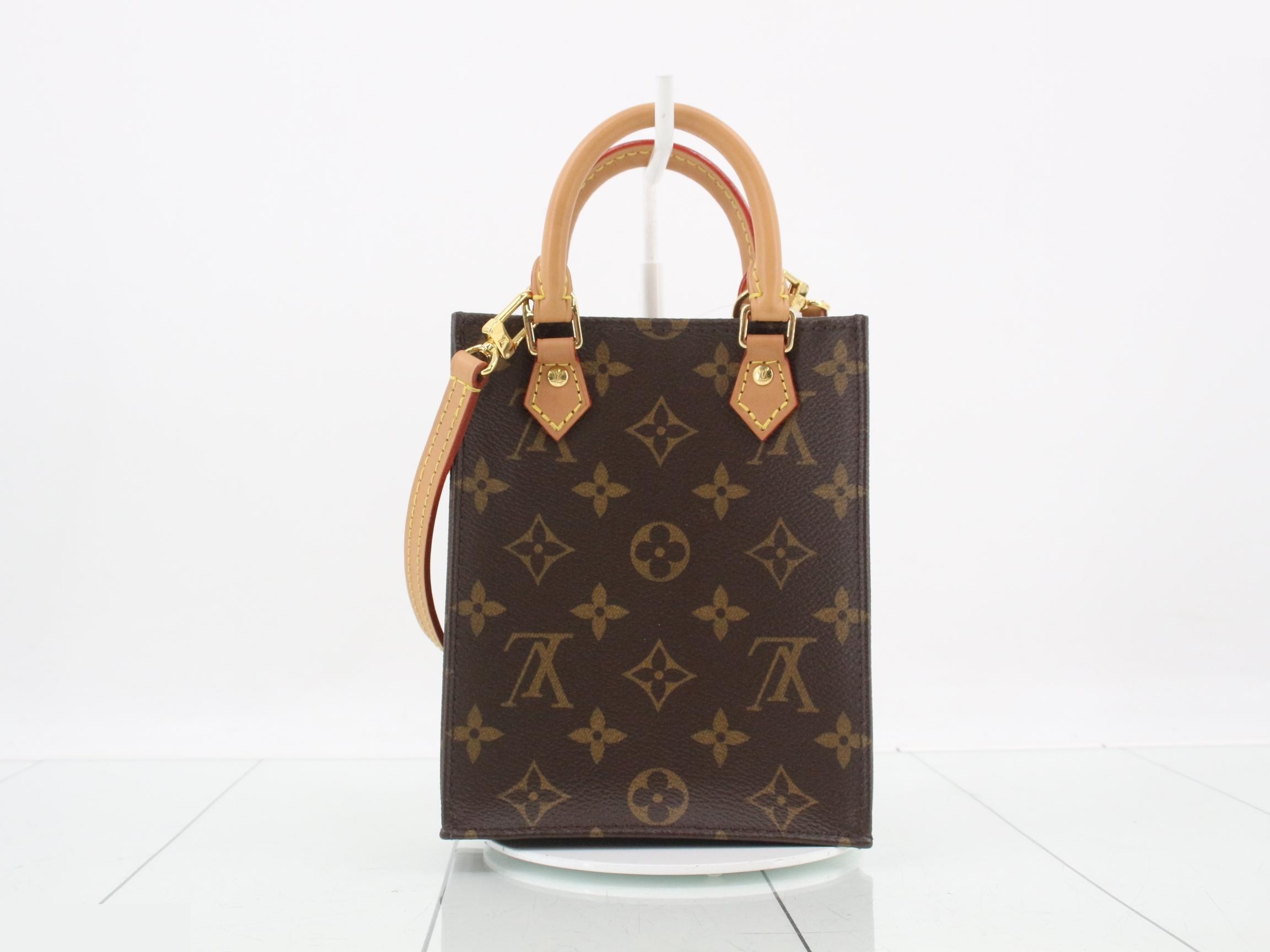 Monogram Petite Sac Plat 2-Way Shoulder/Handbag — view 2