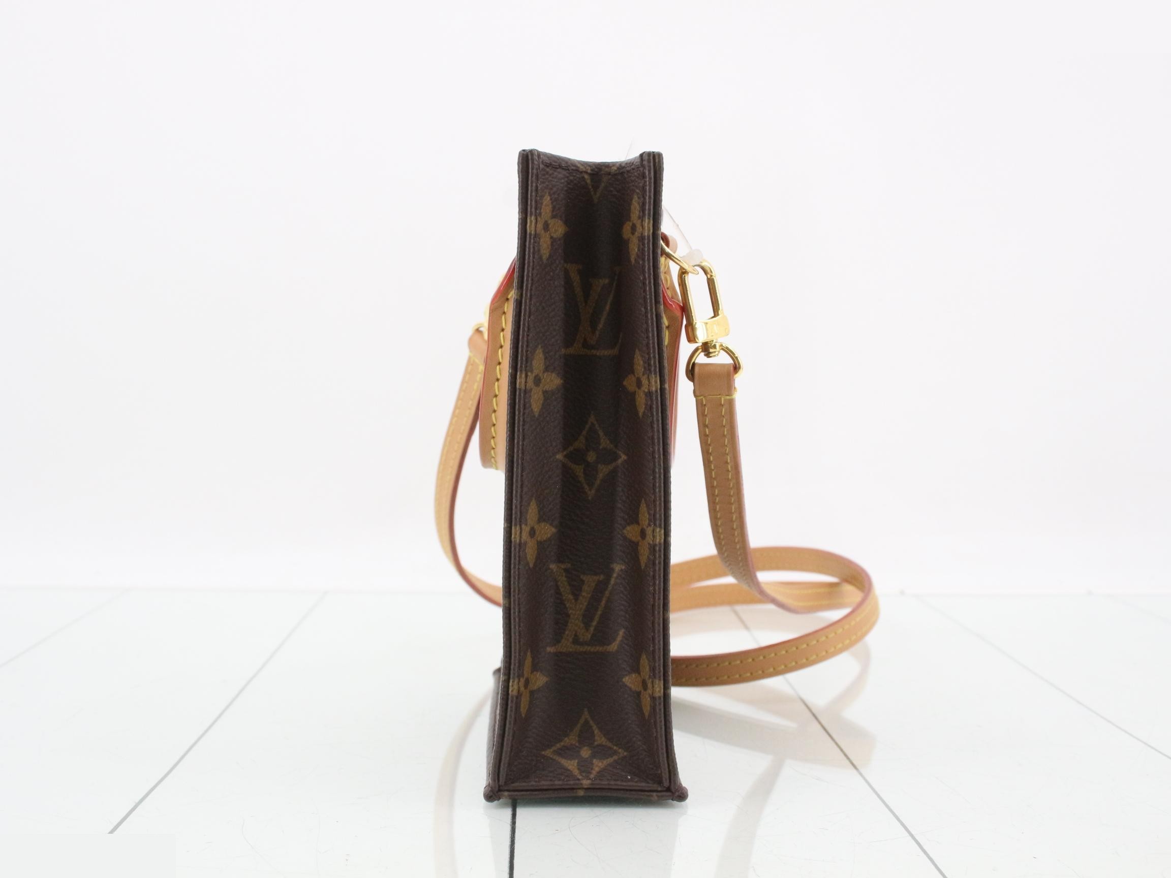 Monogram Petite Sac Plat 2-Way Shoulder/Handbag — view 4