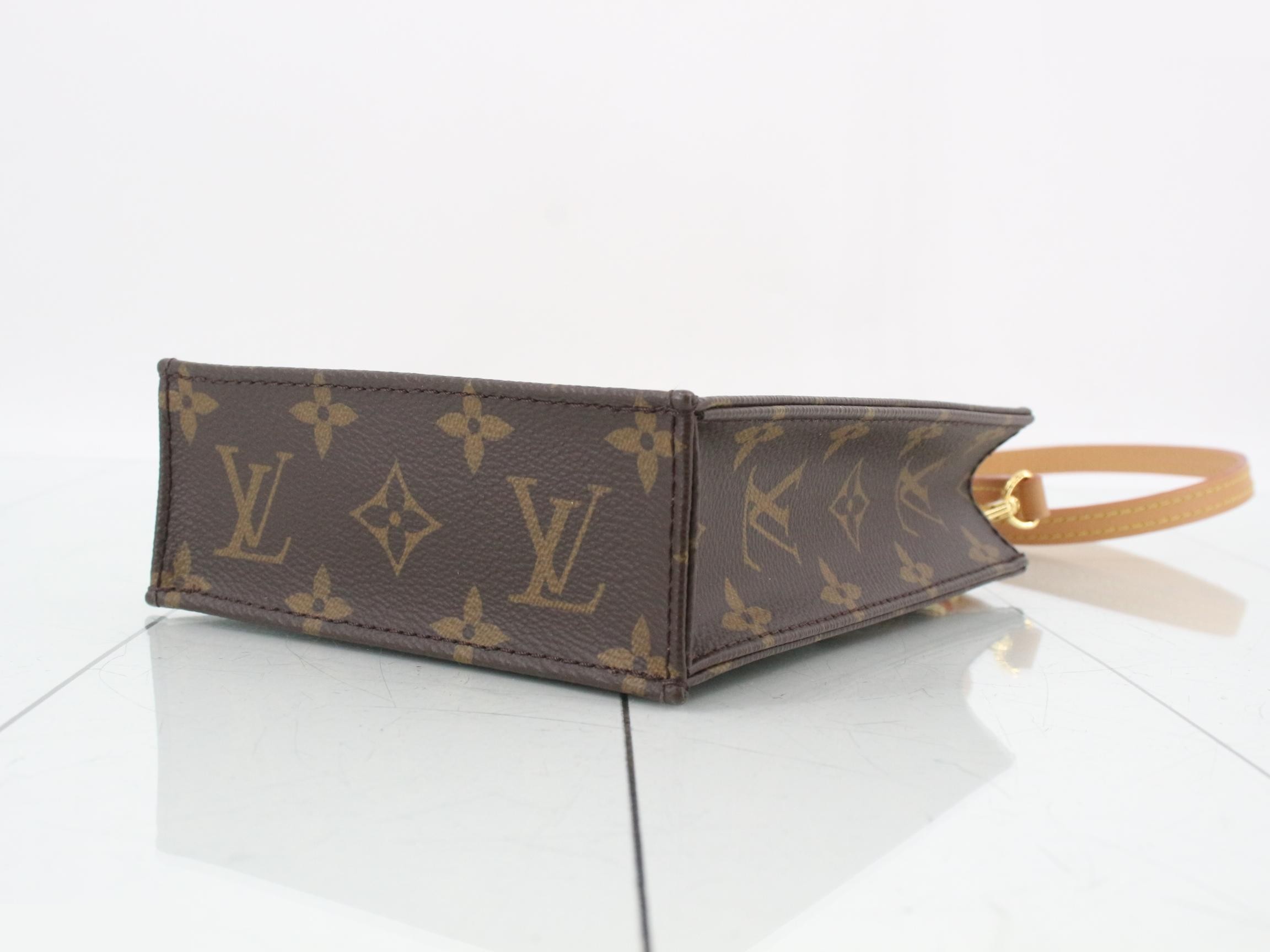 Monogram Petite Sac Plat 2-Way Shoulder/Handbag — view 6