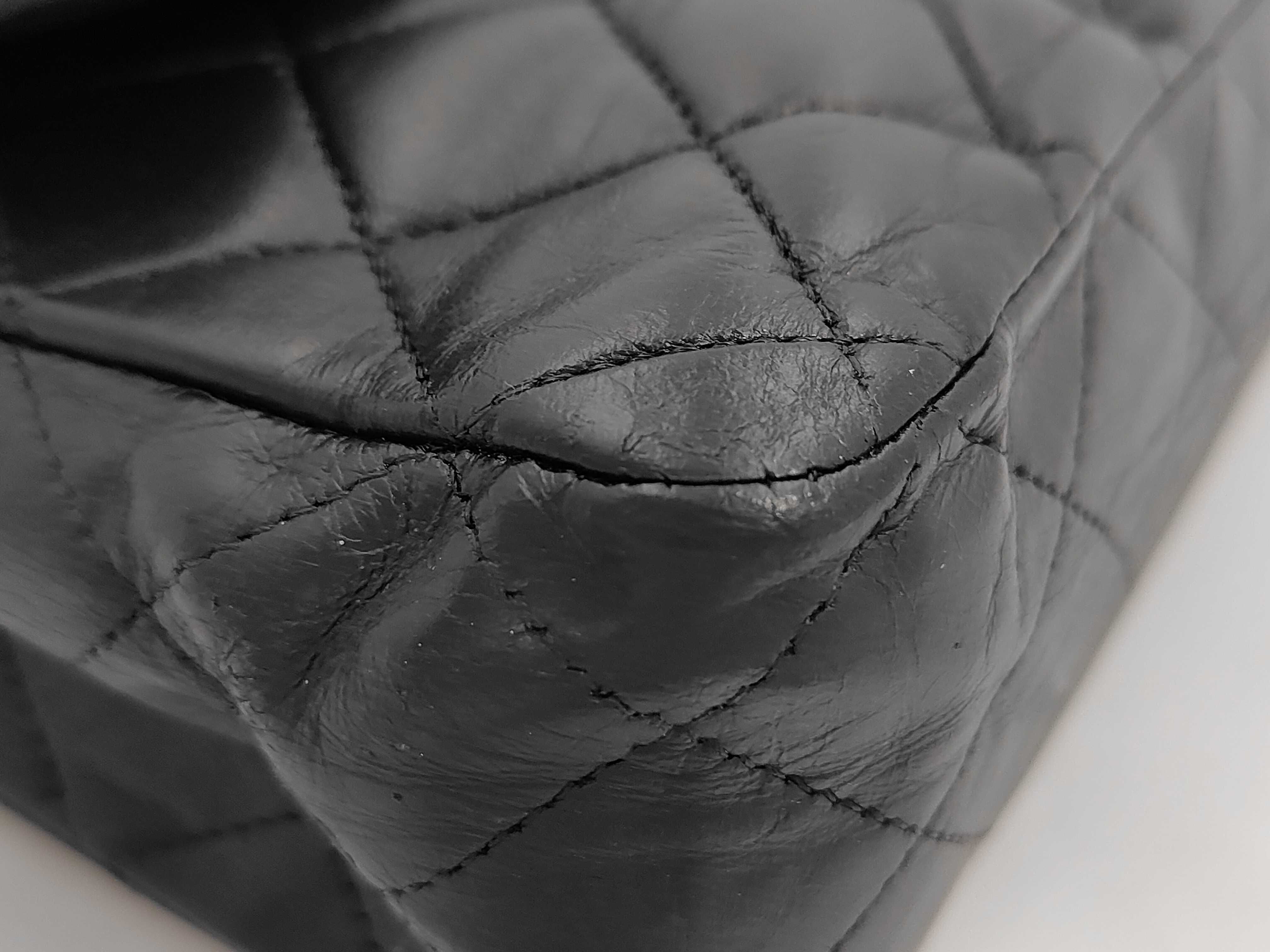Lambskin Black Gold Shoulder Bag — view 4