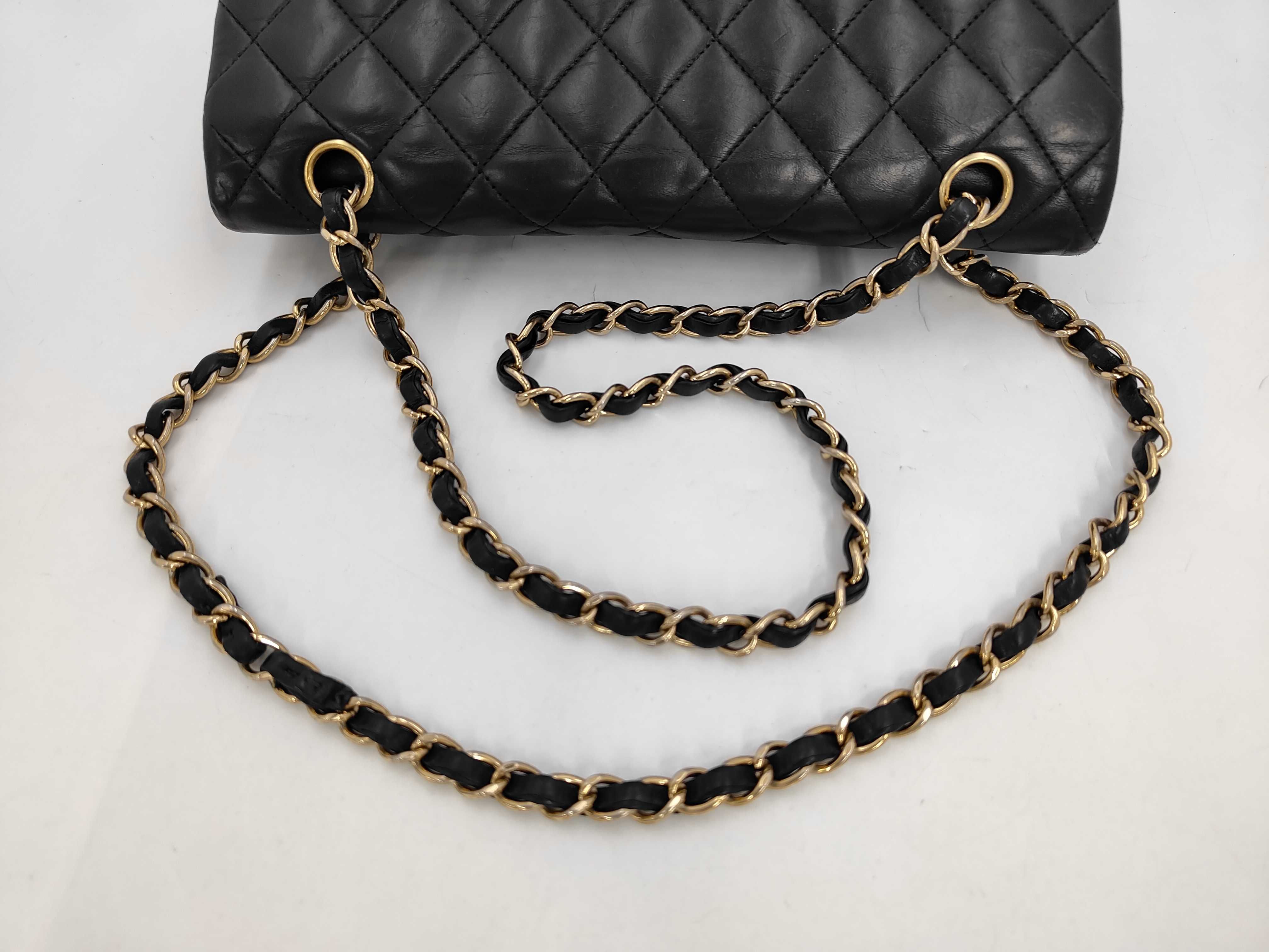 Lambskin Black Gold Shoulder Bag — view 5