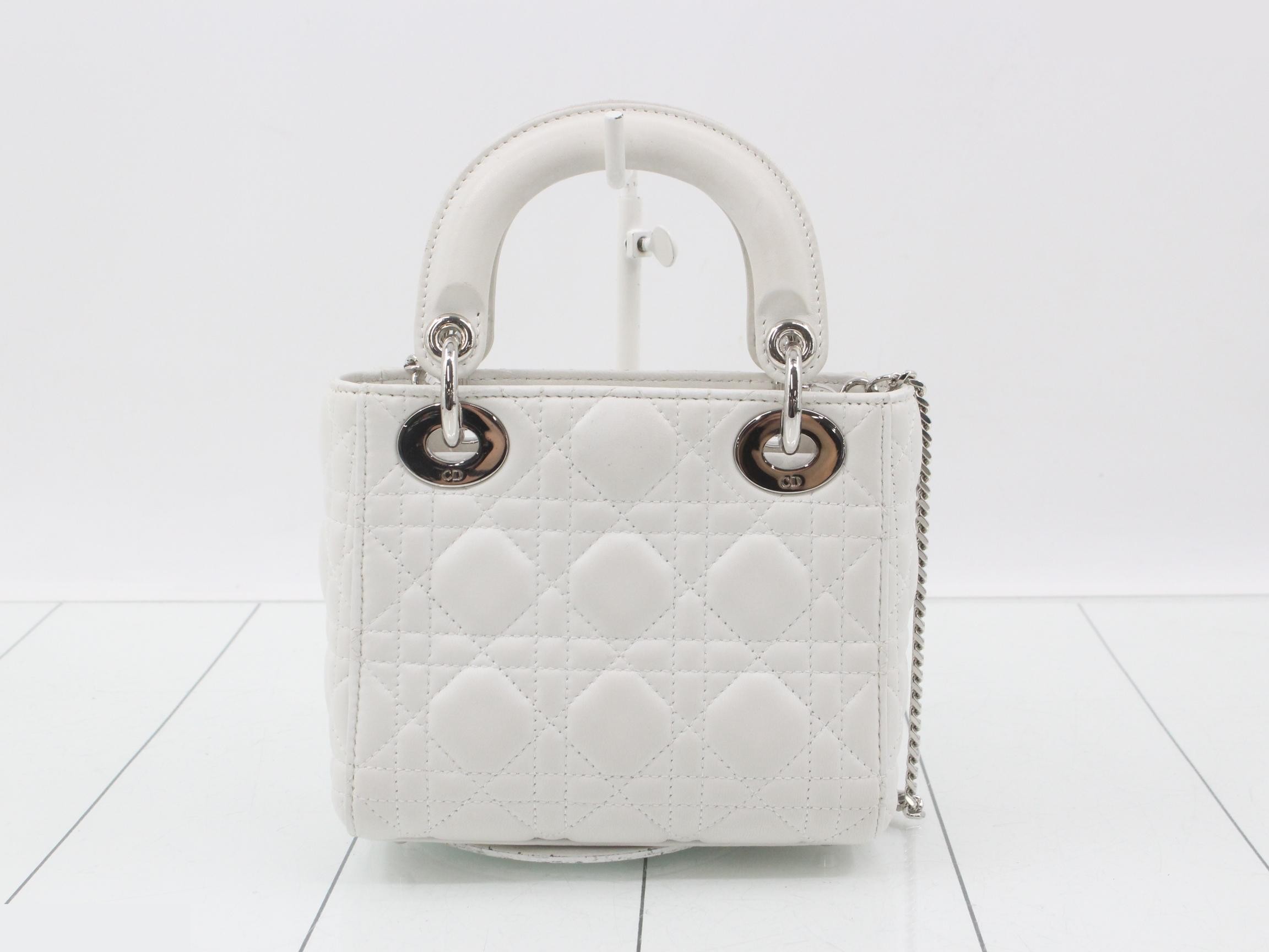 Lady Dior Lambskin Shoulder Bag — view 2