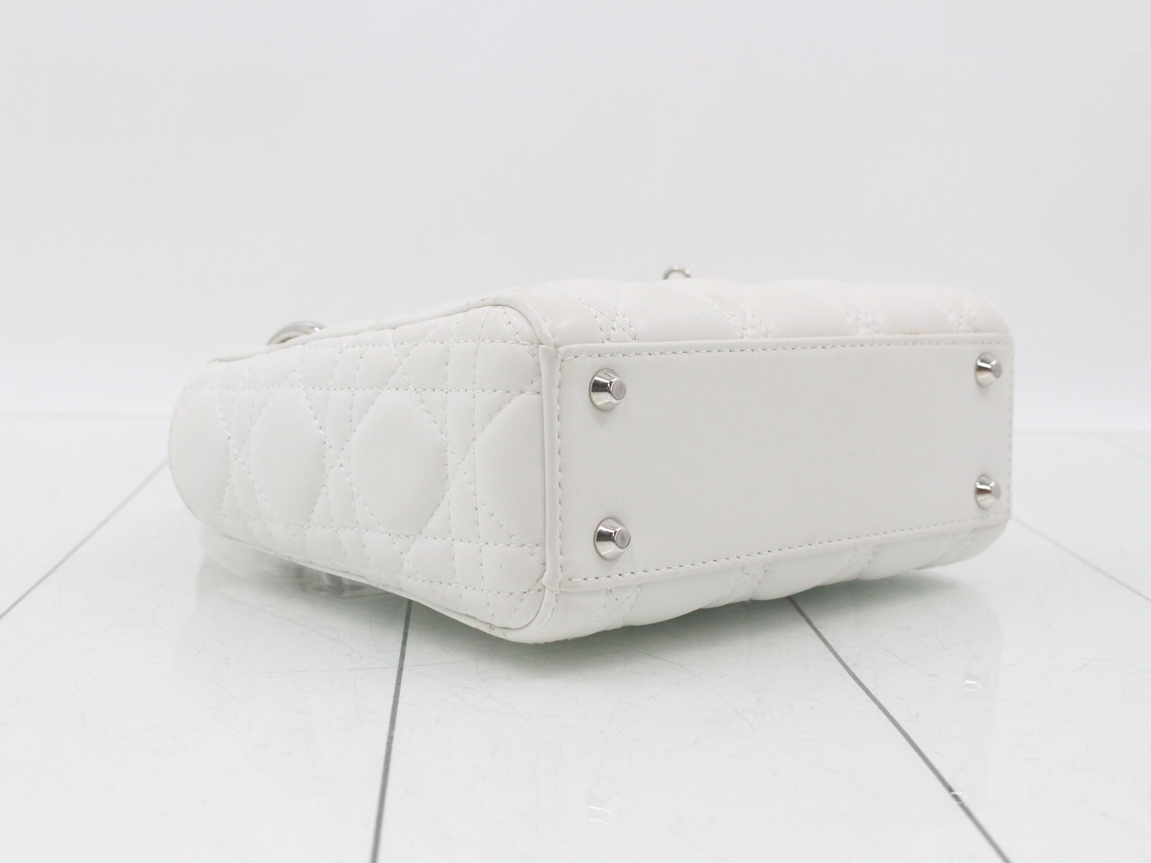 Lady Dior Lambskin Shoulder Bag — view 5