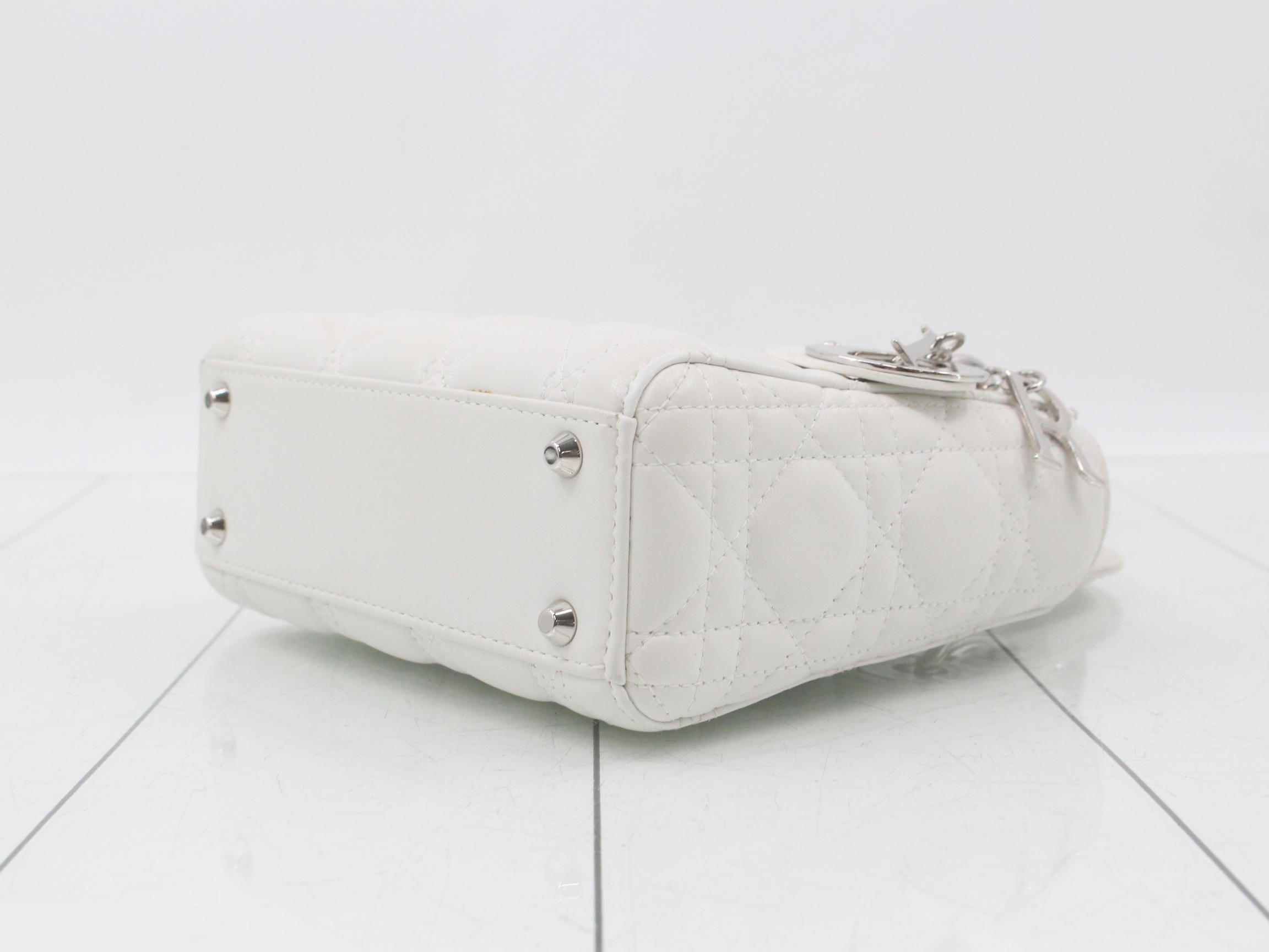 Lady Dior Lambskin Shoulder Bag — view 6