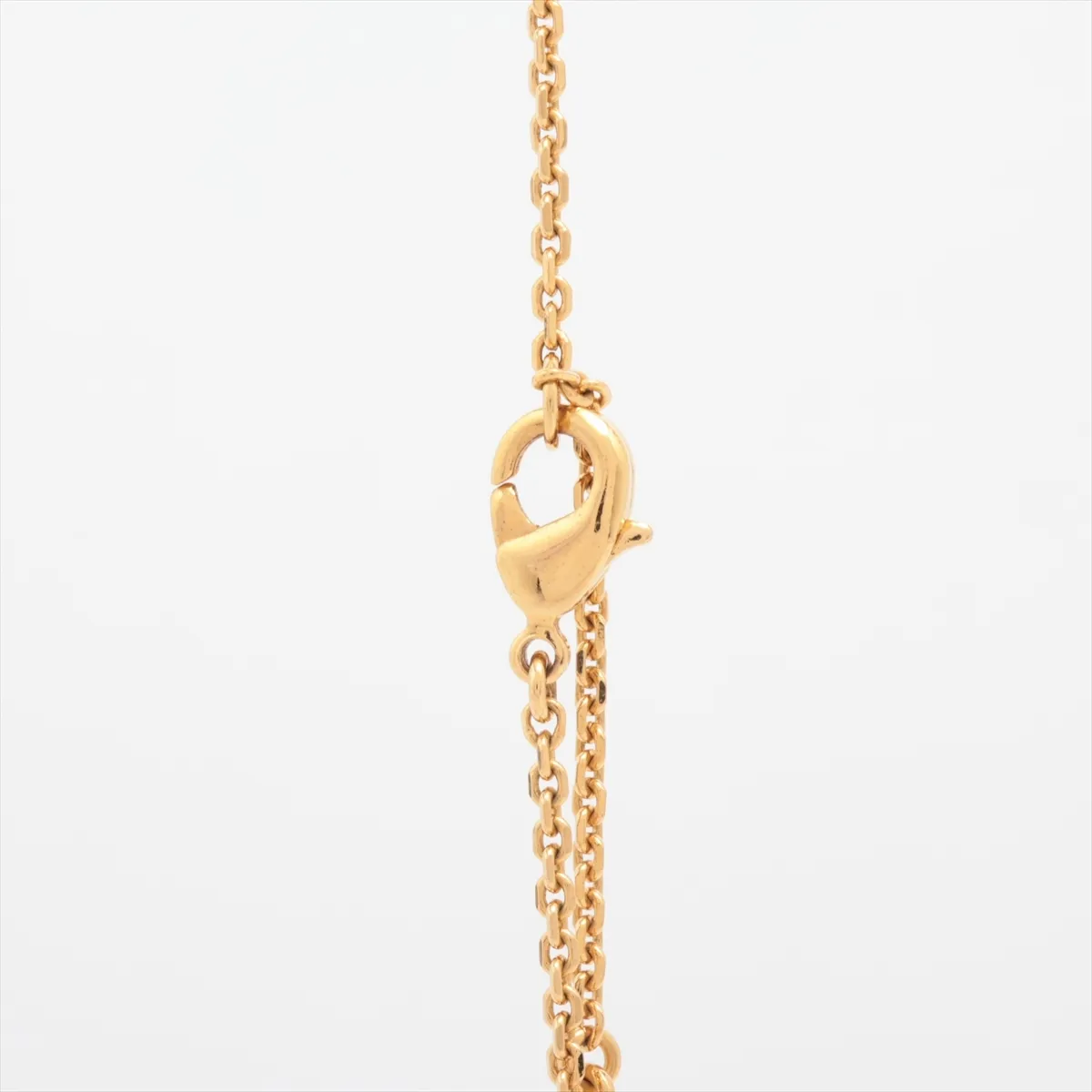 Clair D Lune Necklace GP x Rhinestone x Fake Pearl Gold — view 3