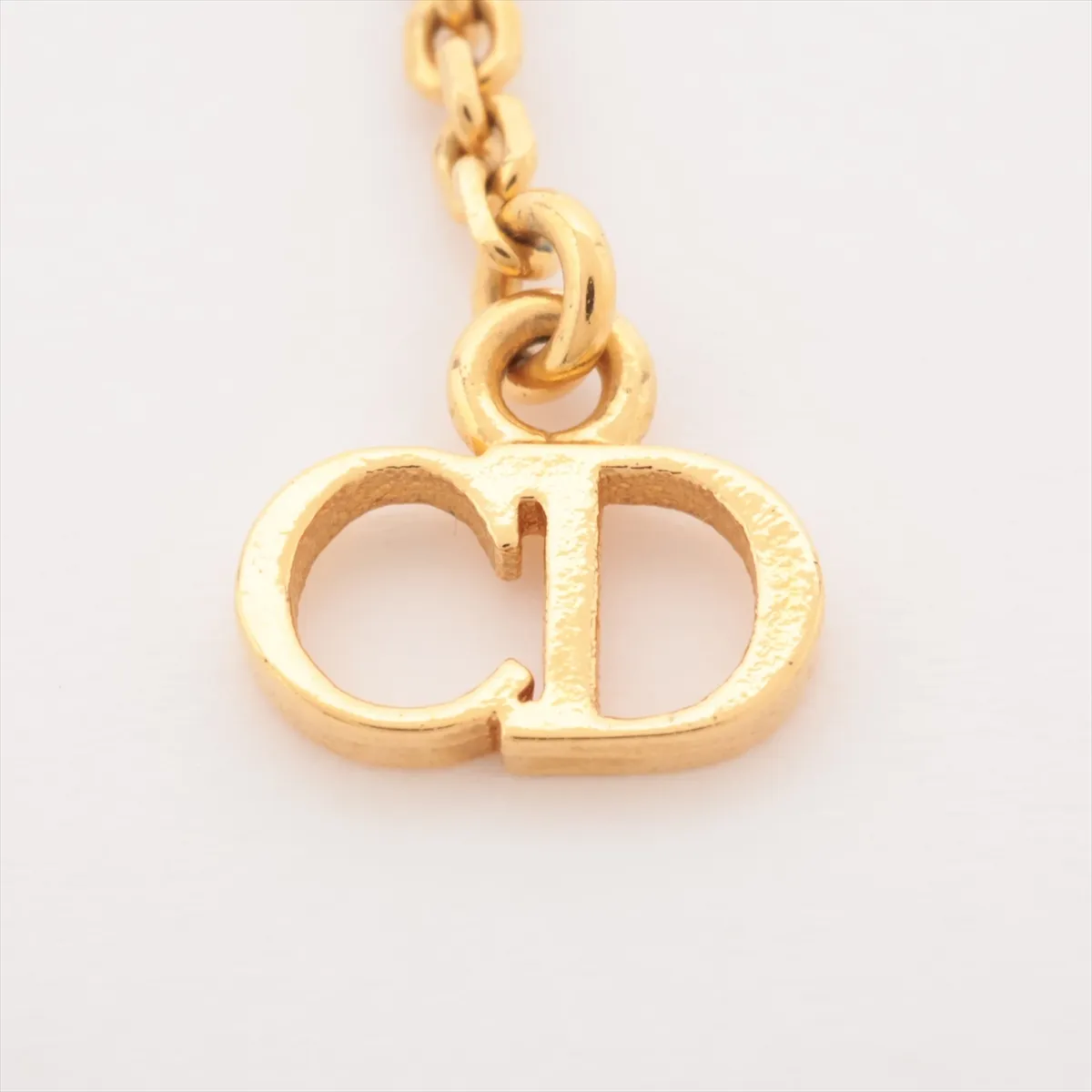 Clair D Lune Necklace GP x Rhinestone x Fake Pearl Gold — view 4