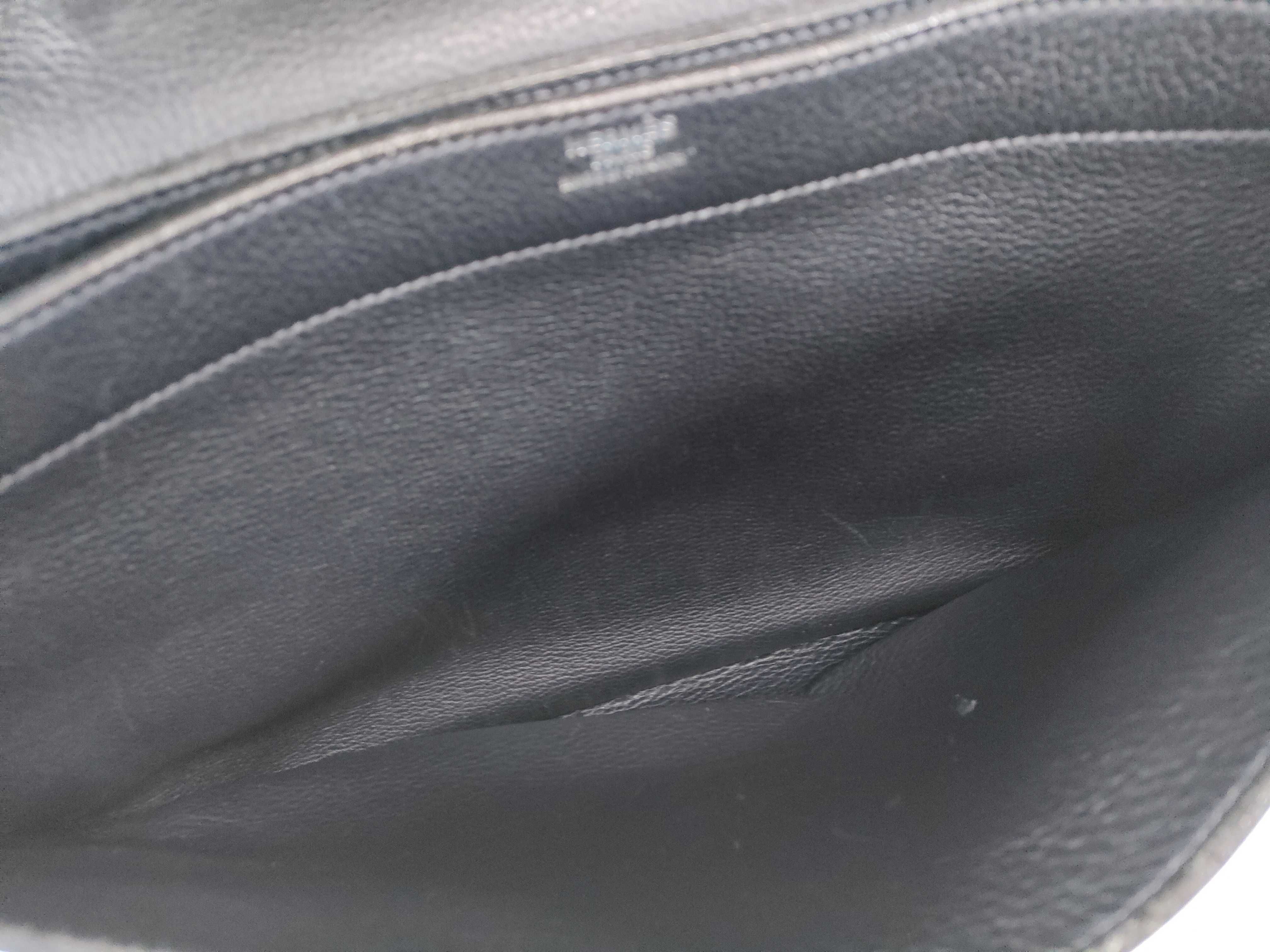 Sac à Dépêches 38 Togo Black E stamp Silver hardware Business bag — view 11